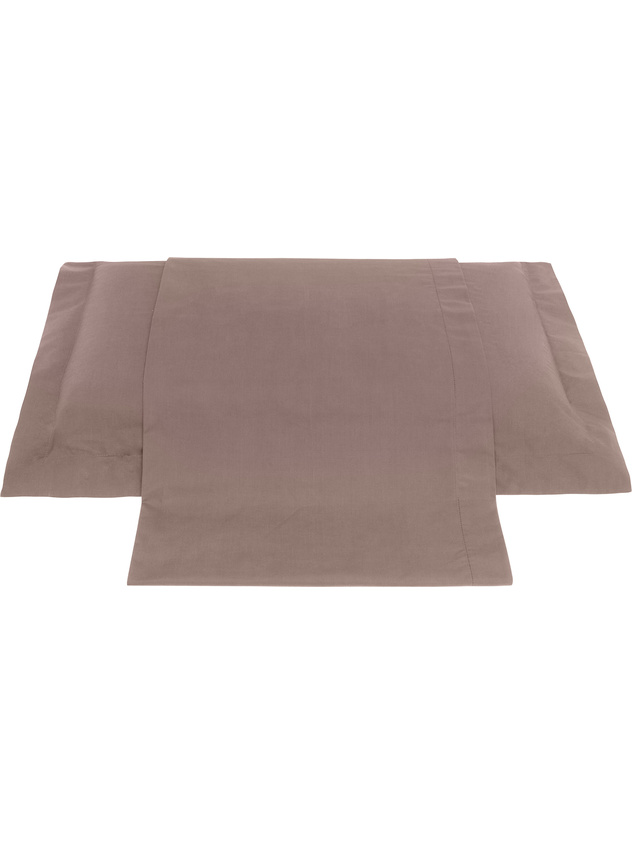 Zefiro solid colour flat sheet in percale.