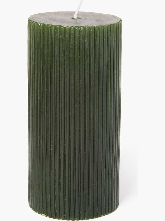 Candela moccolo rigata
