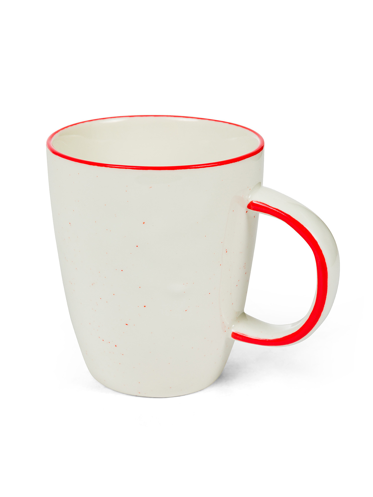 Mug in porcellana Ginevra, Bianco/Rosso, large image number 1