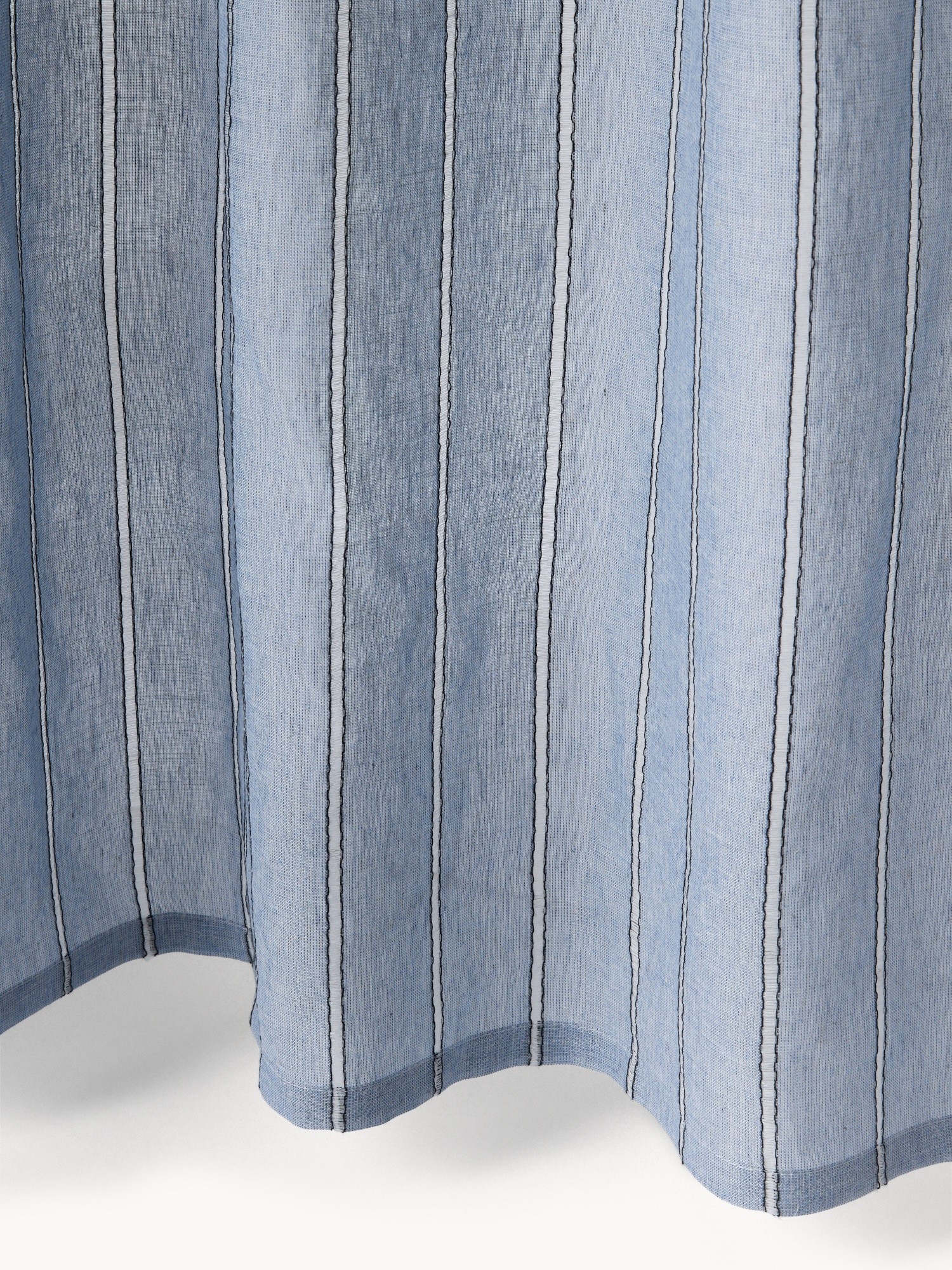 Tenda con fasce bianche, Bianco/Azzurro, large image number 0