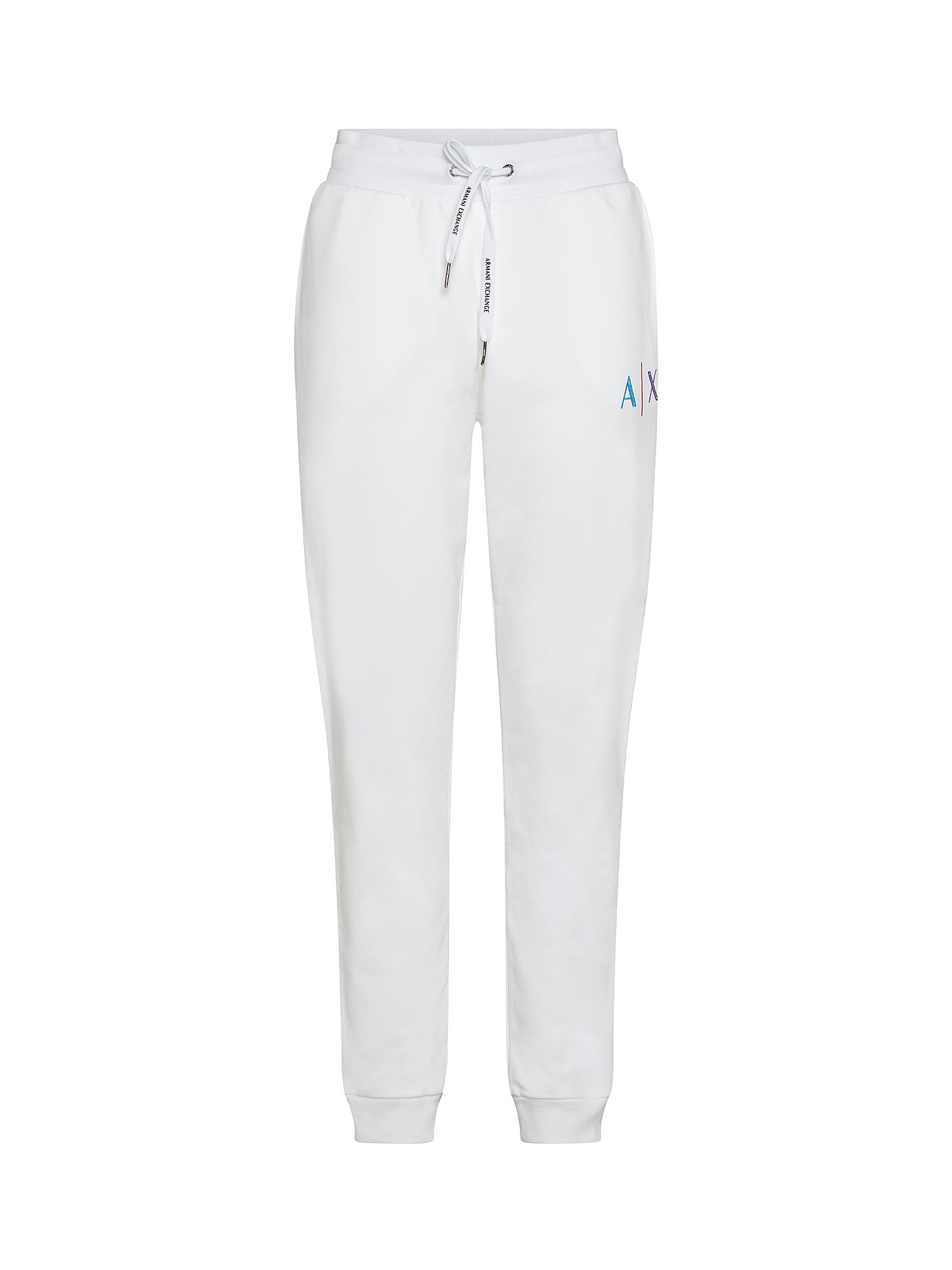 Pantalone da jogging, Bianco, large