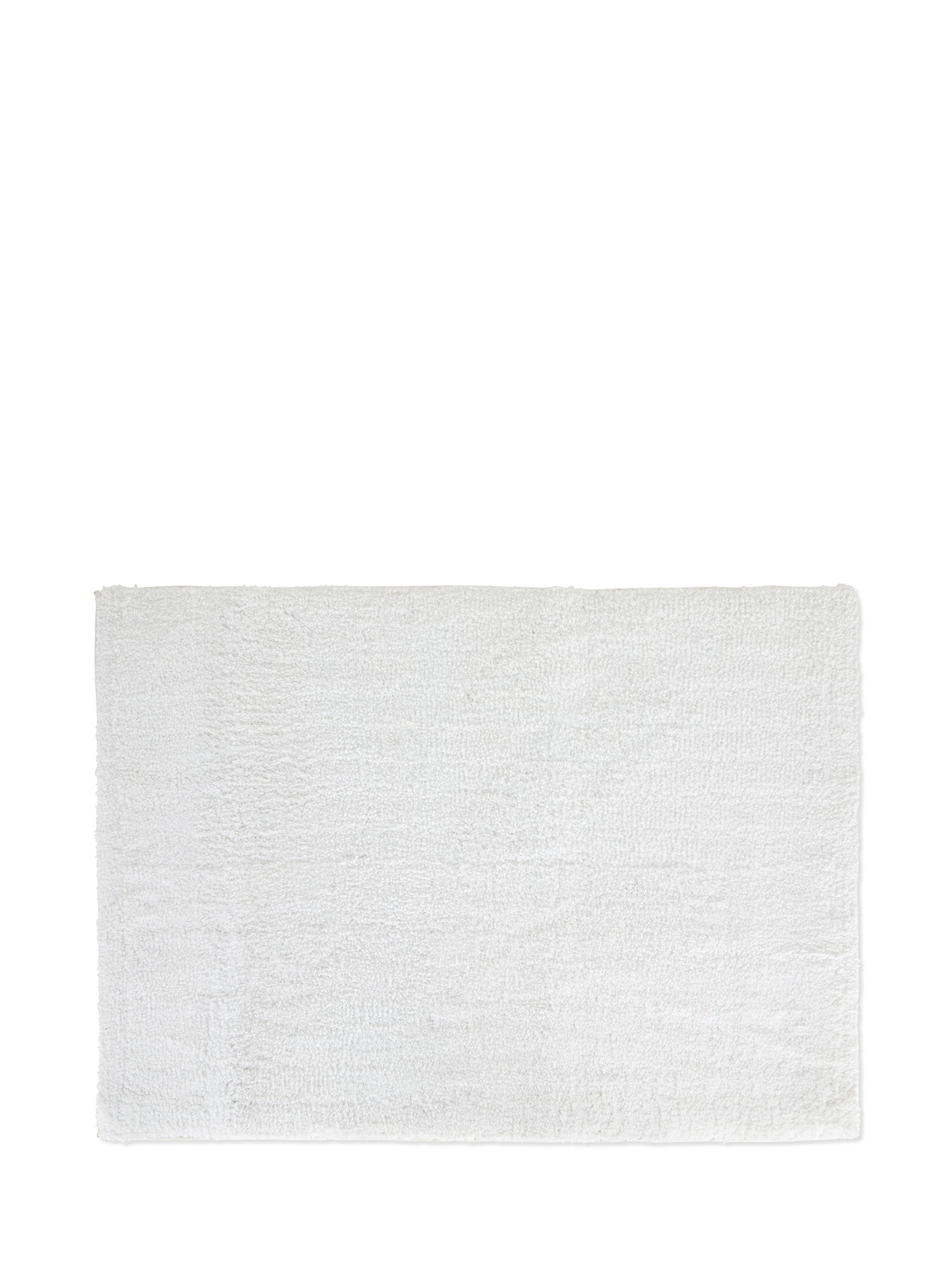 Bath mat in micro polyester, White, large image number 0