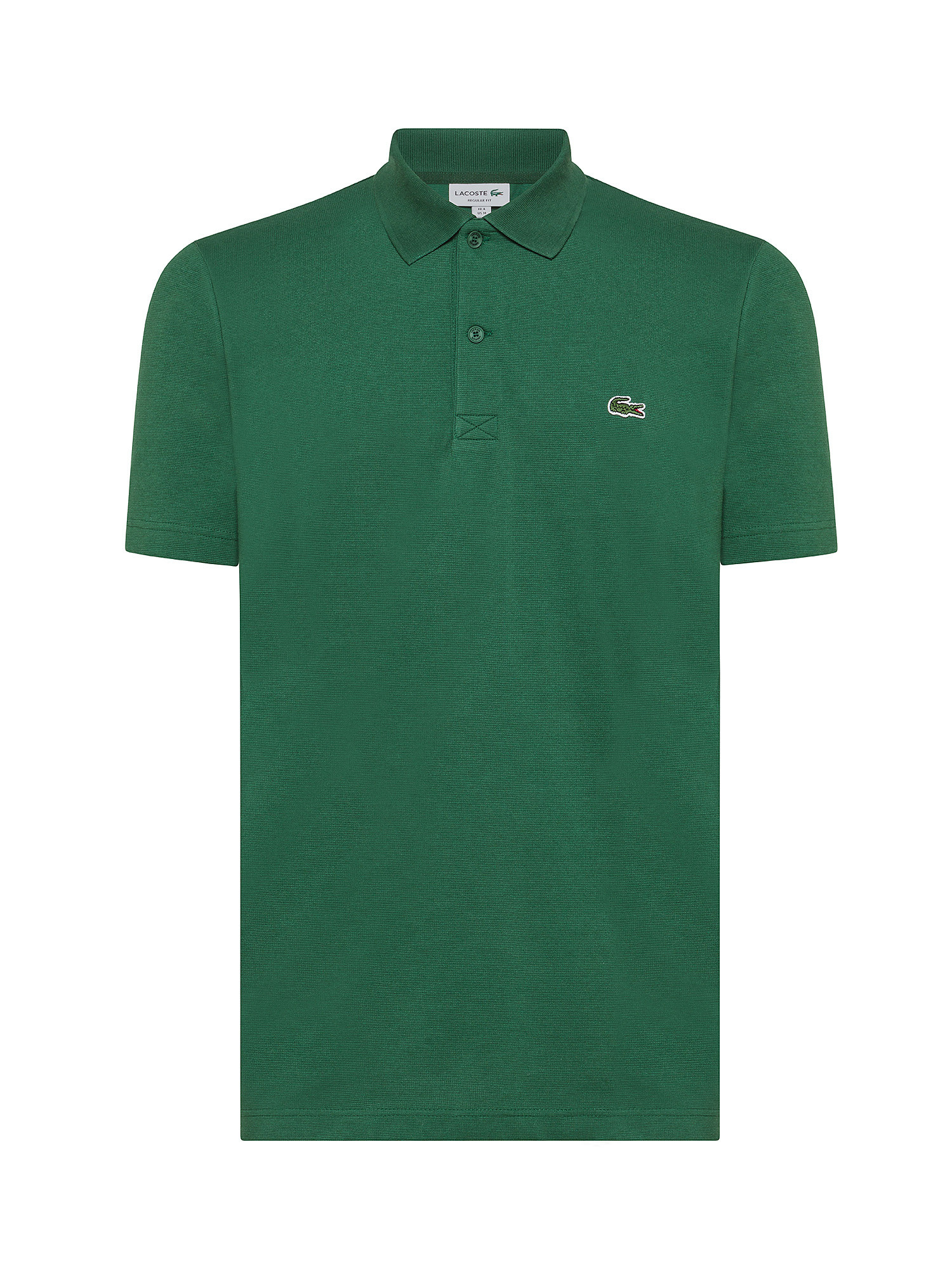 Lacoste - Regular fit stretch polo, Green, large image number 0