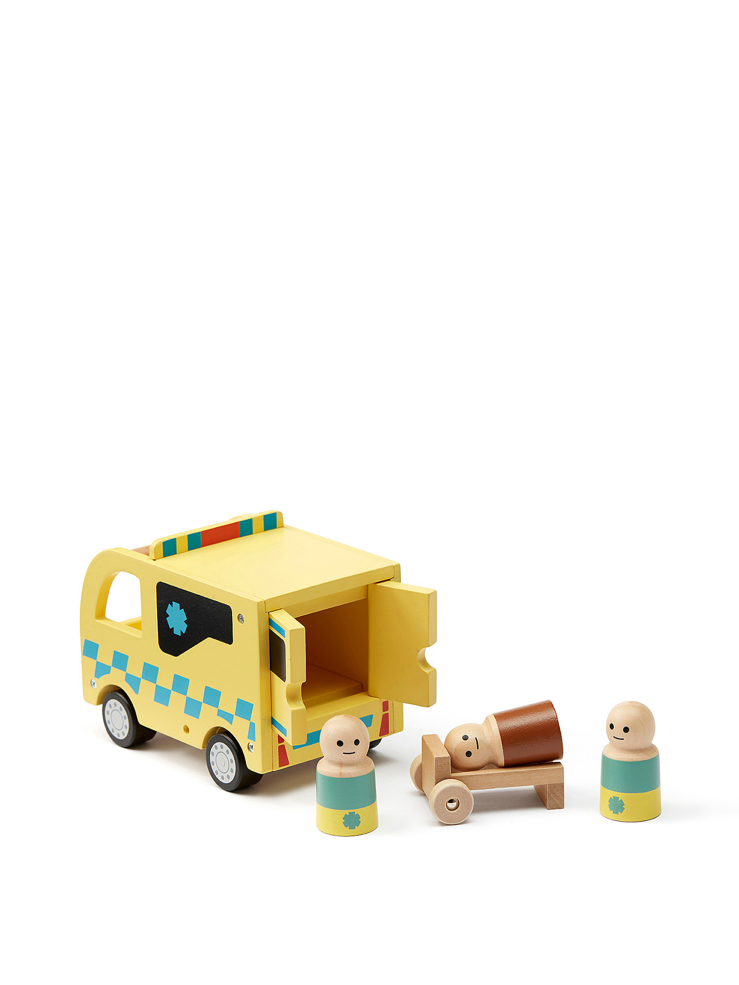 Wooden ambulance, Yellow, large image number 1