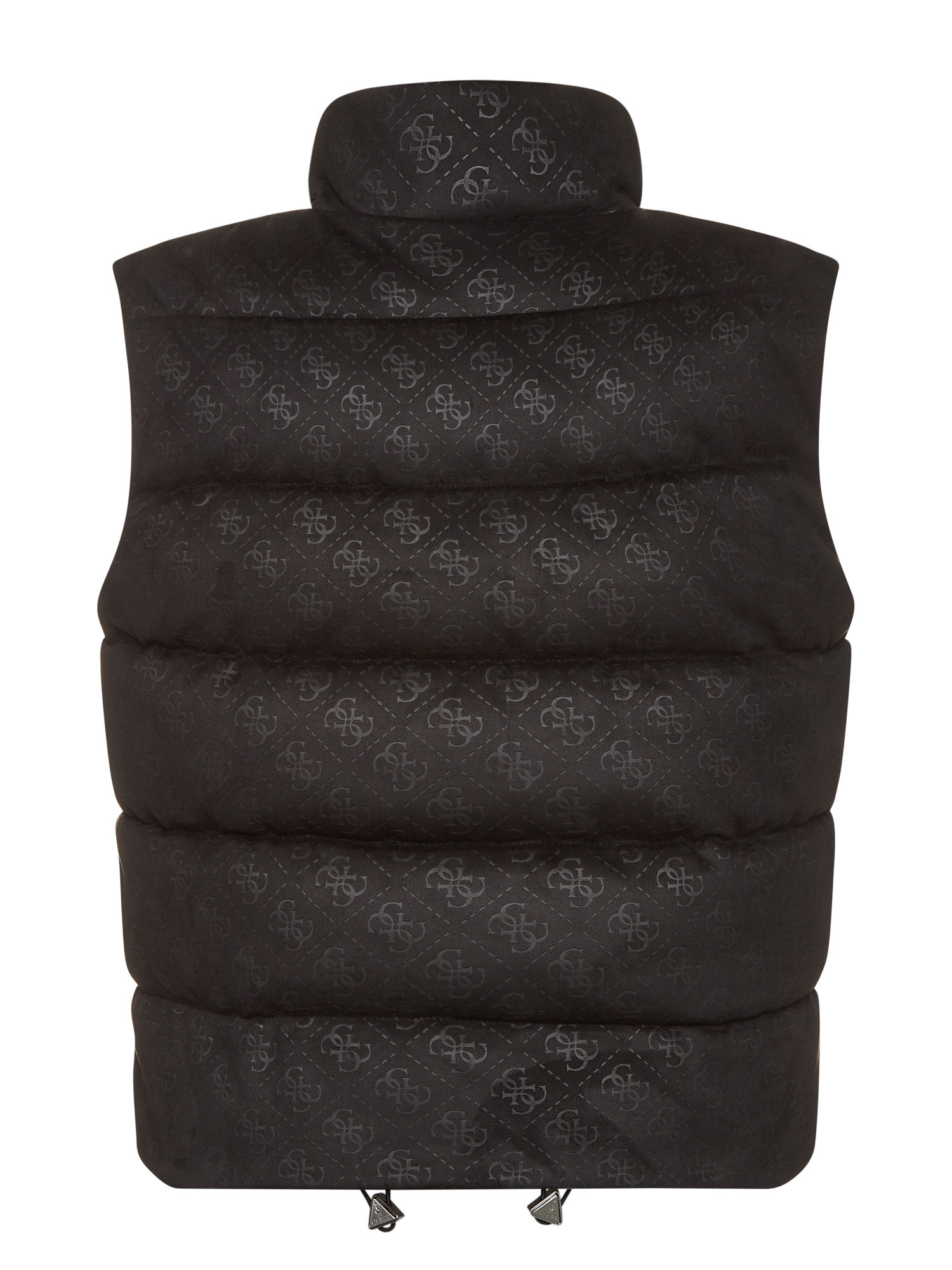 Guess - Down jacket with logo, Black, large image number 1