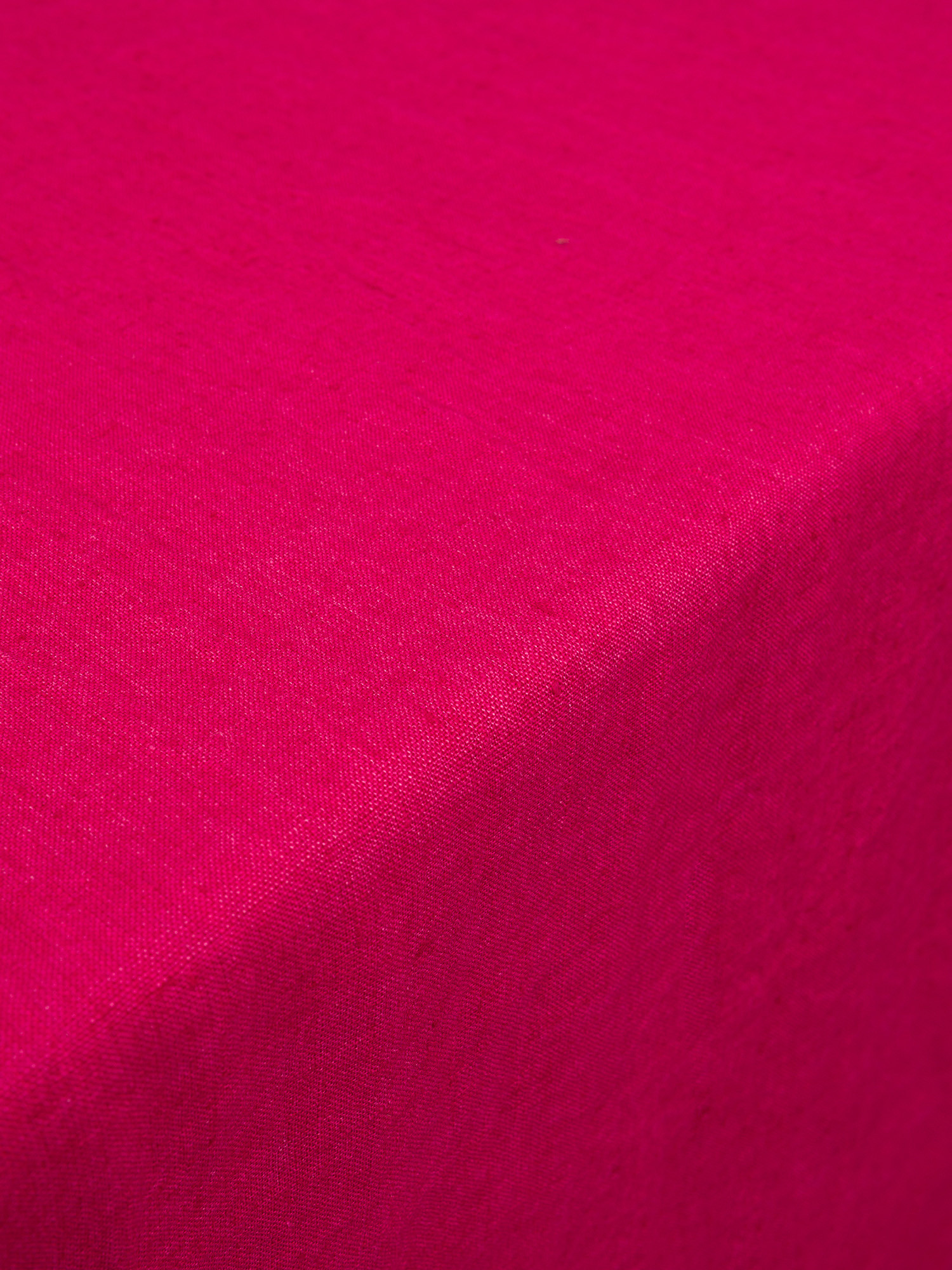 Solid color pure linen tablecloth, Cherry Red, large image number 1