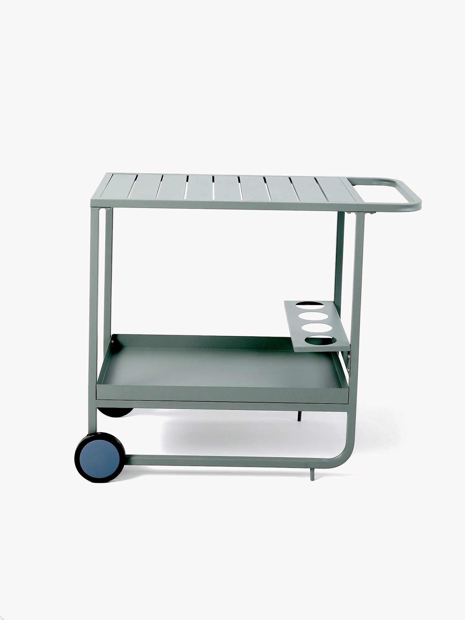 Carrellino bar da esterno, Verde oliva, large image number 1