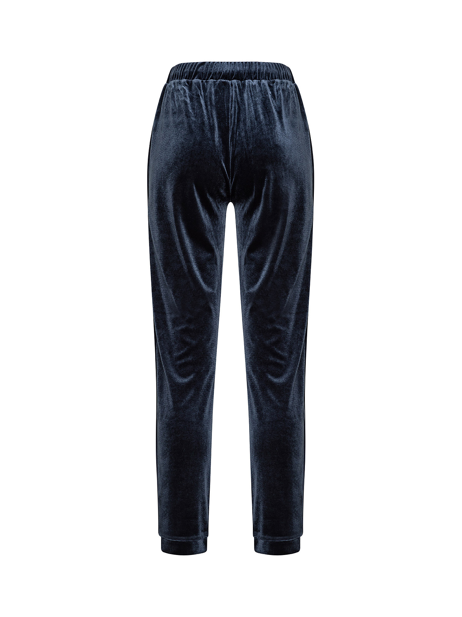 pantalone in ciniglia, Blu, large image number 1