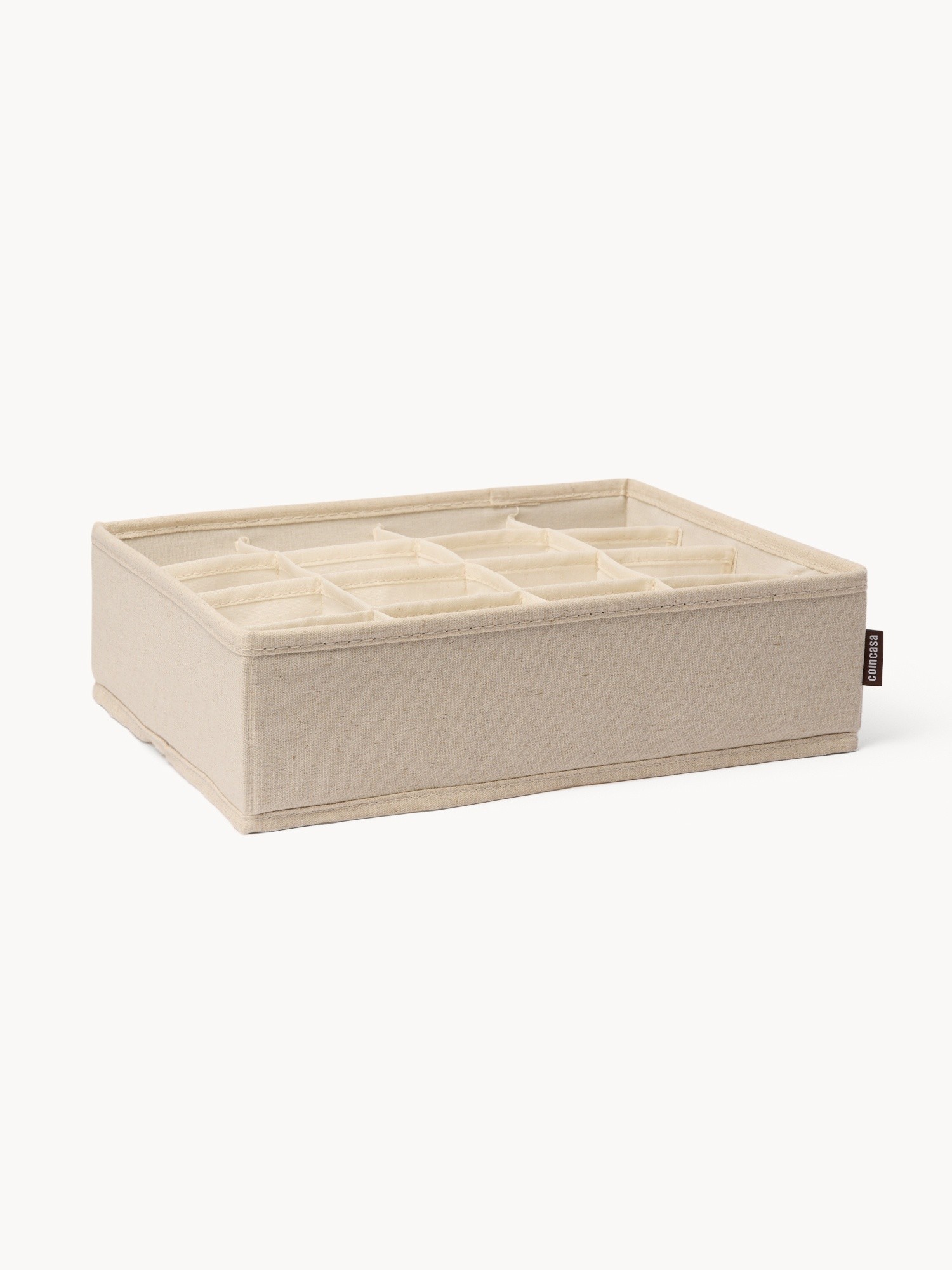 Drawer organizer with linen, Light Beige, large image number 0