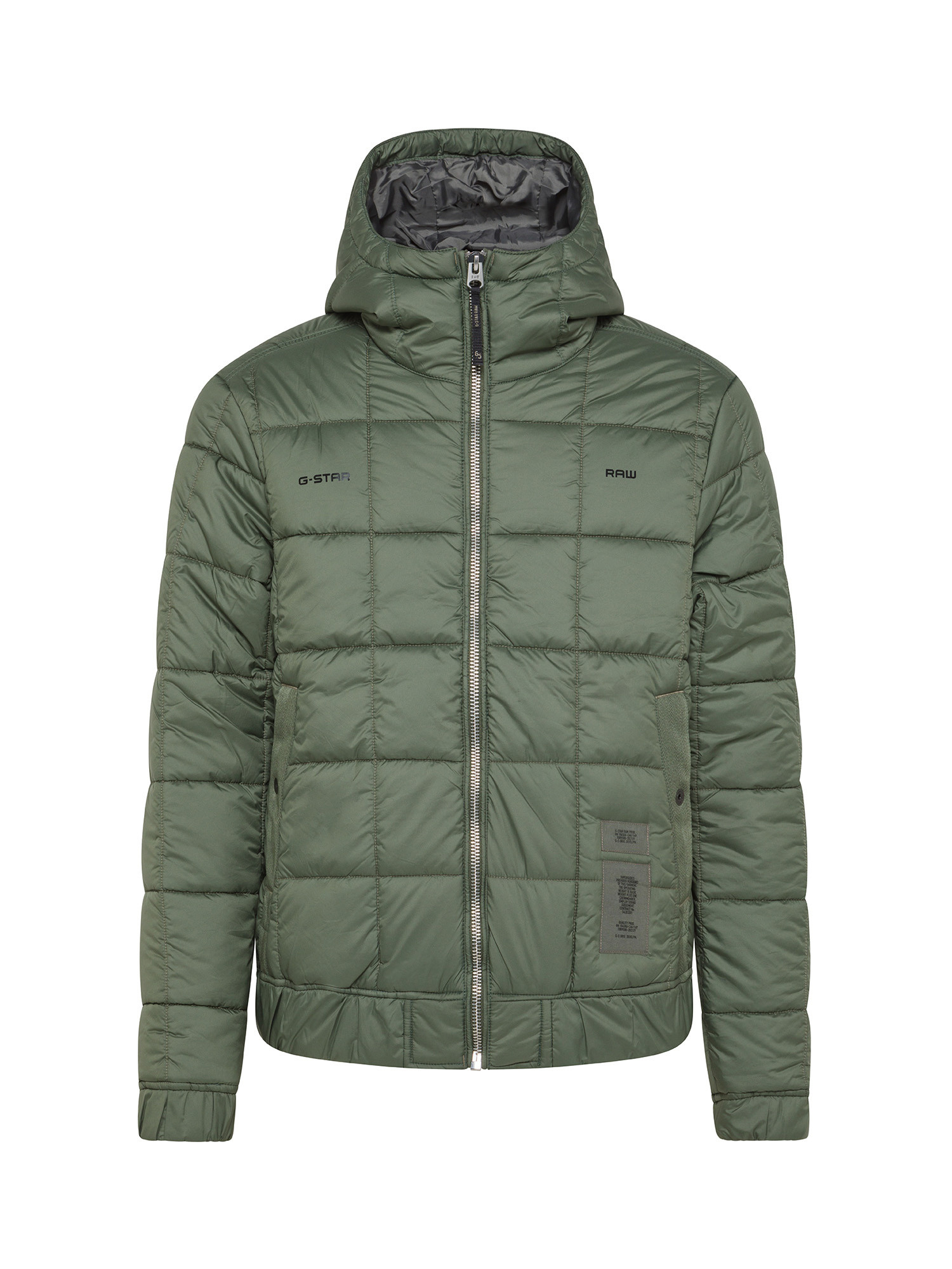 G-Star - Hooded down jacket, Olive Green, large image number 0