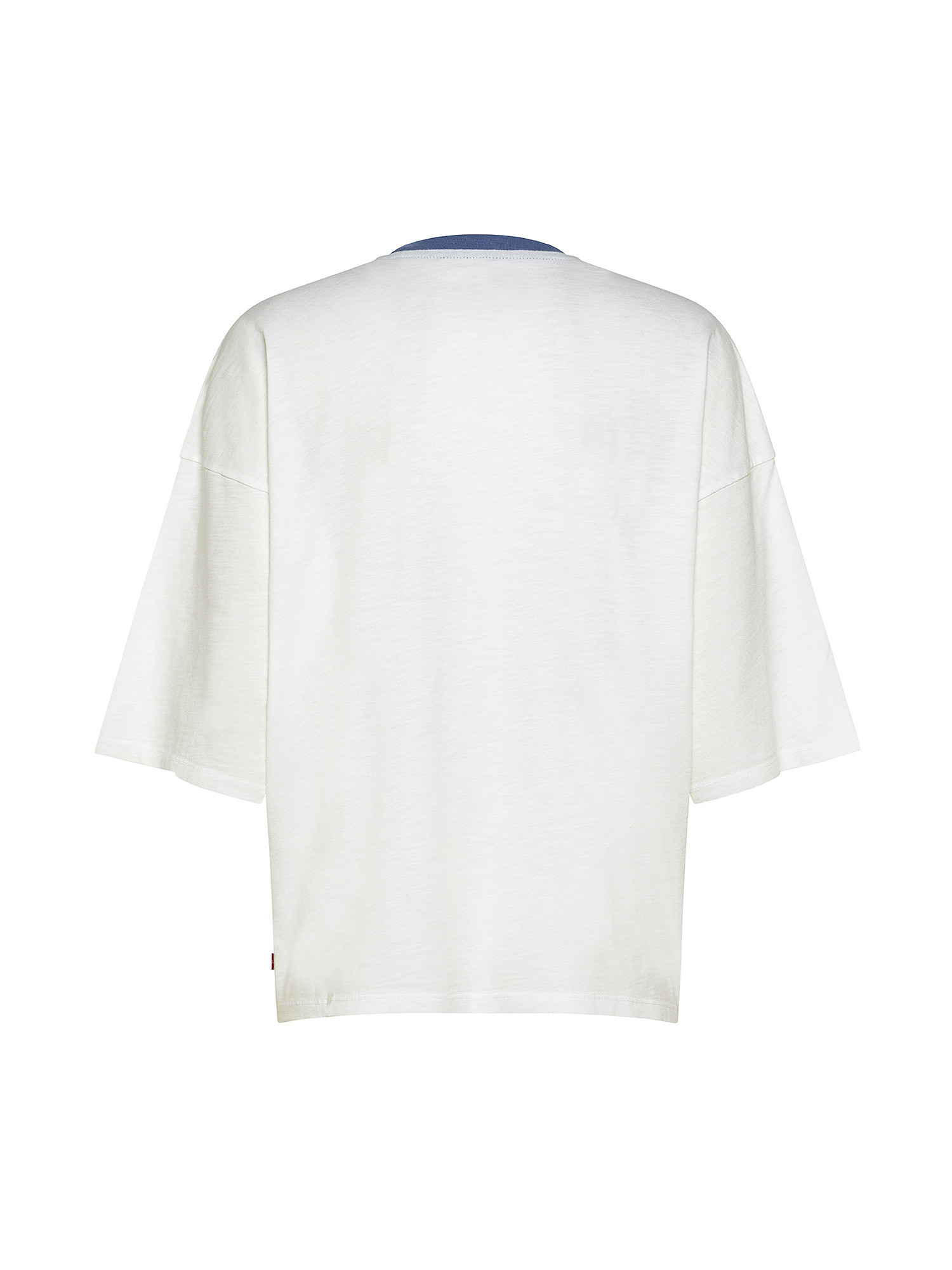T-shirt Graphic Drapey Tee, Bianco, large image number 1