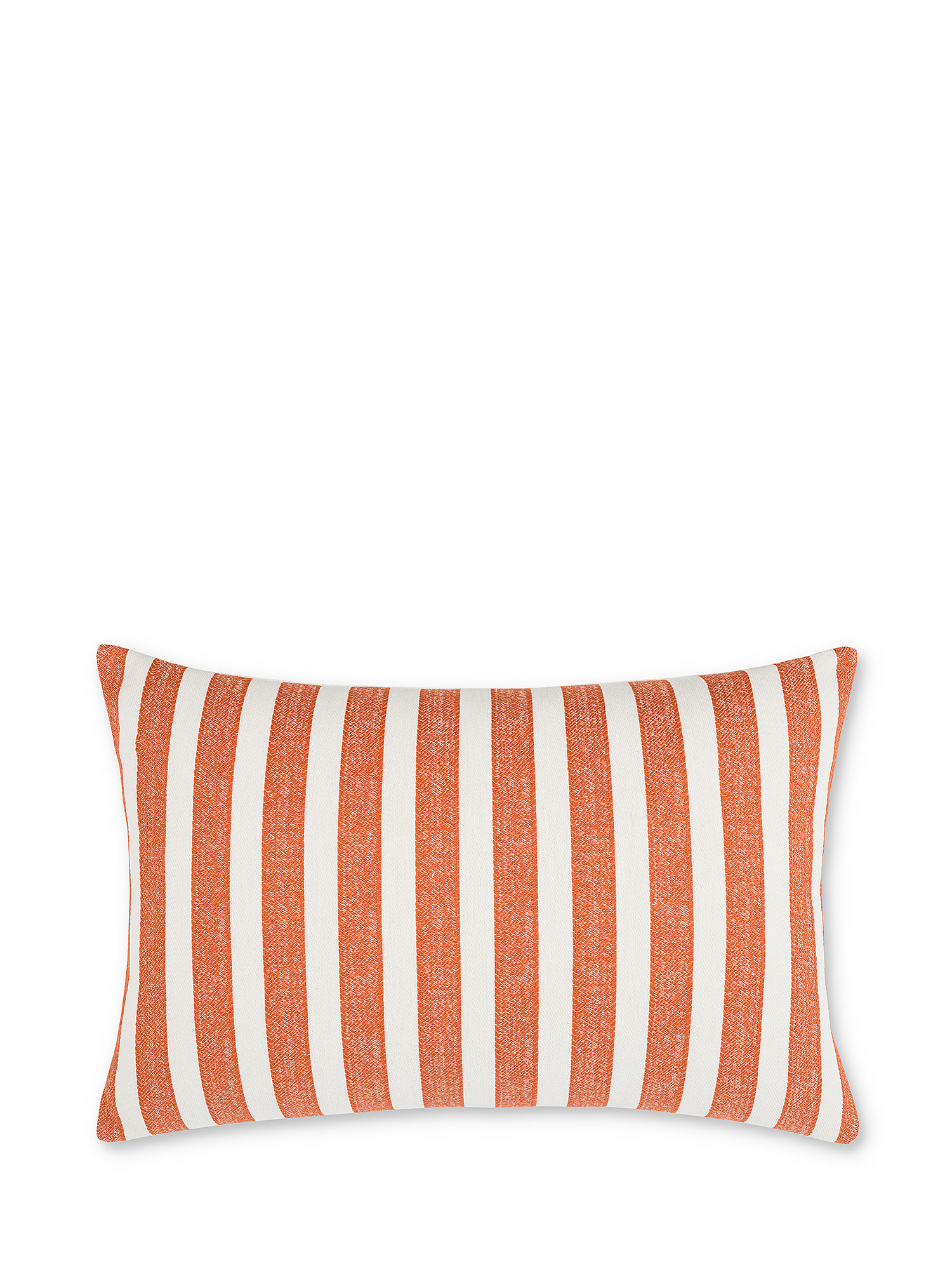 Striped jacquard fabric cushion 35x55cm, Pink, large image number 0