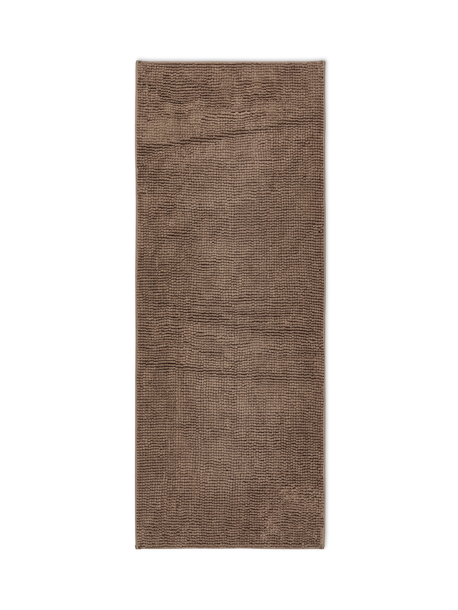 Tappeto bagno stile shaggy, Beige scuro, large image number 0