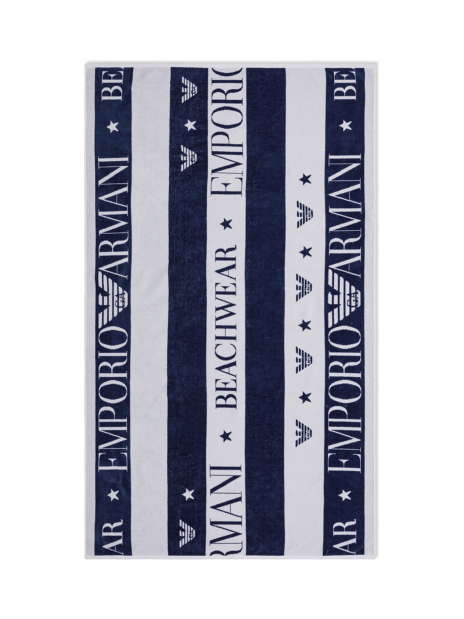 Beach towel with logo, Blue, large image number 0