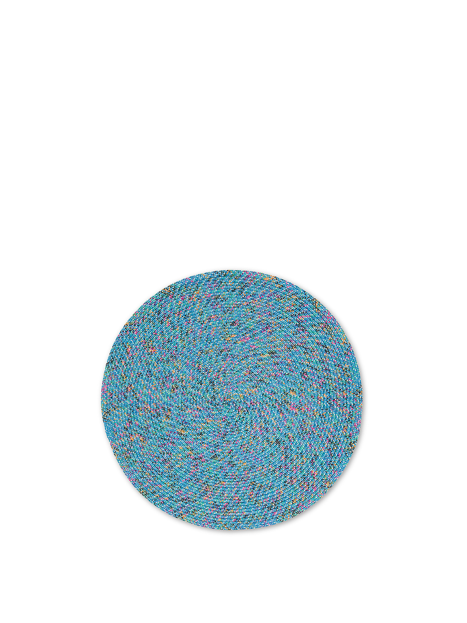 Tovaglietta rotonda, Azzurro, large image number 0