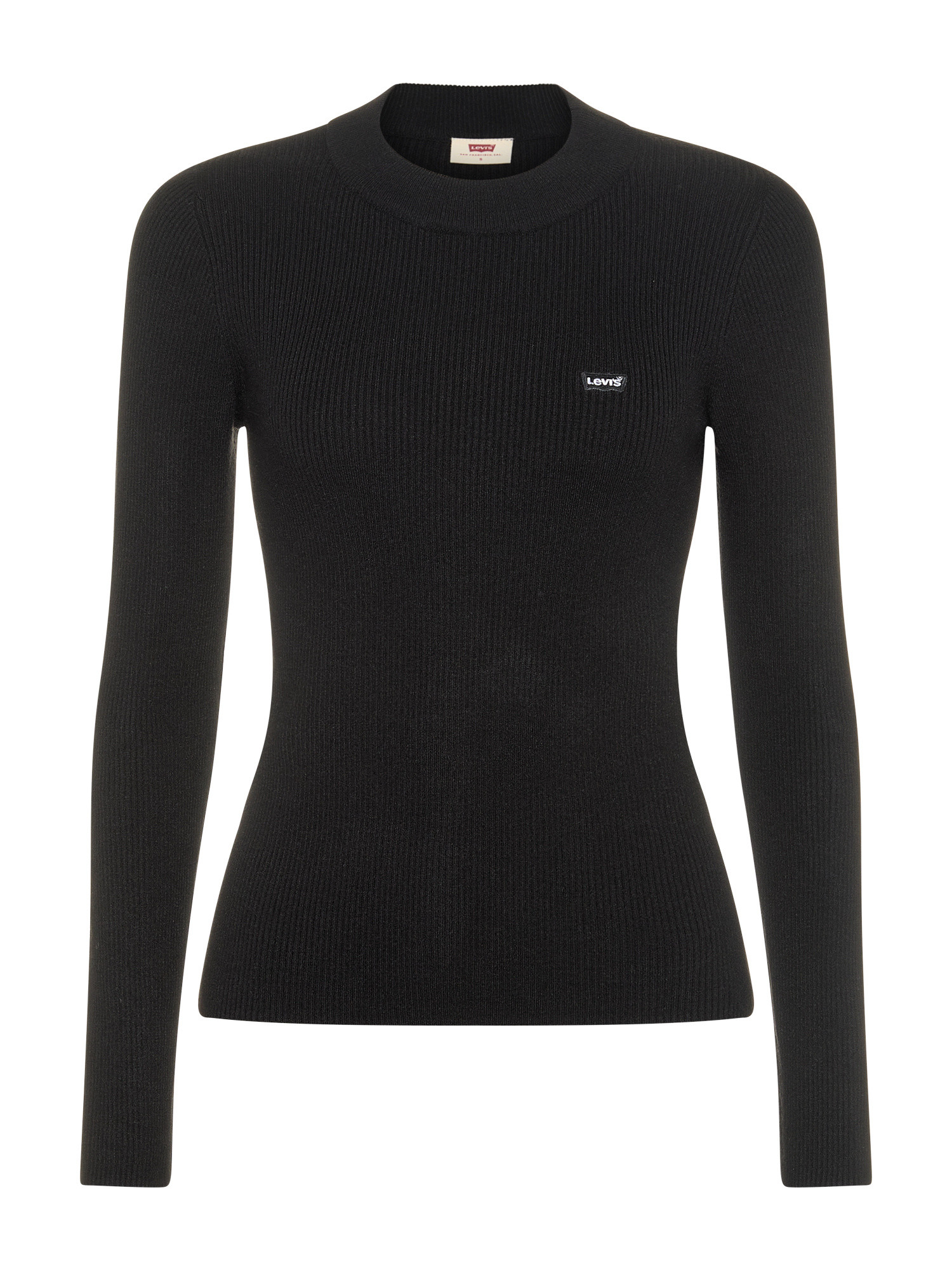 Levi's - Slim fit ribbed sweater, Black, large image number 0