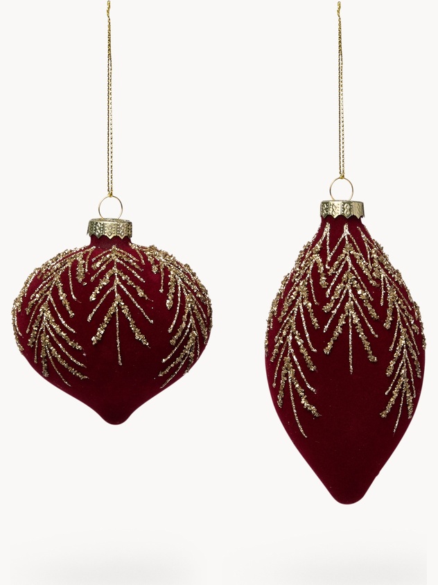 Glass tree decoration