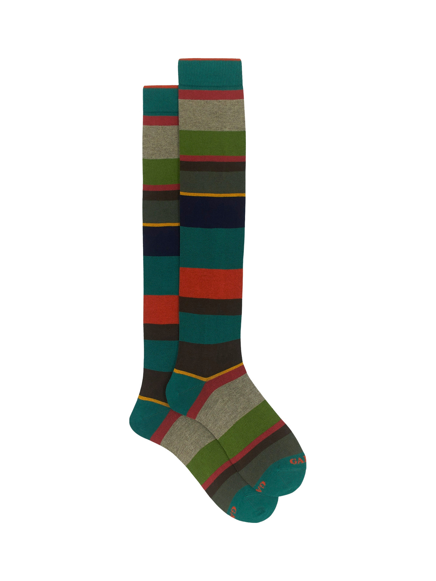 Long striped sock, Multicolor, large image number 0