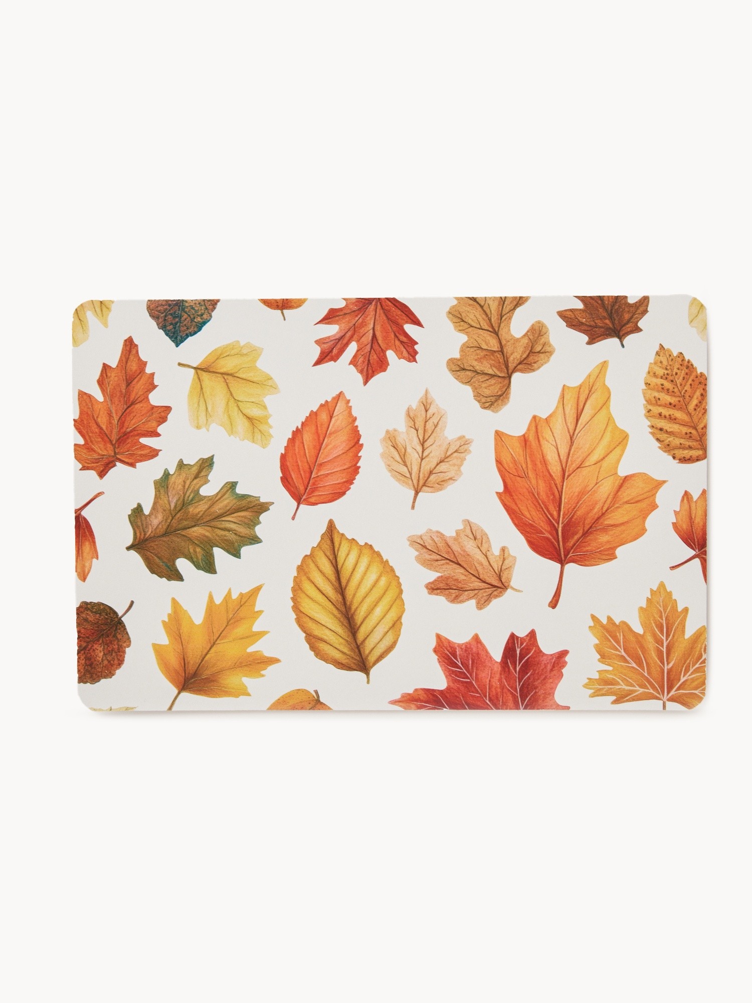 Autumn-leaf placemat, Orange, large image number 0