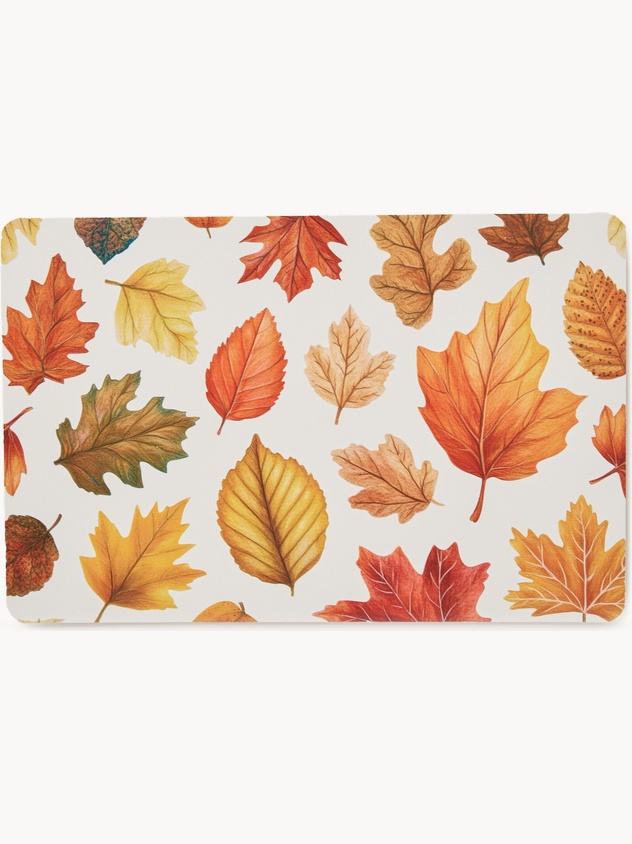 Autumn-leaf placemat