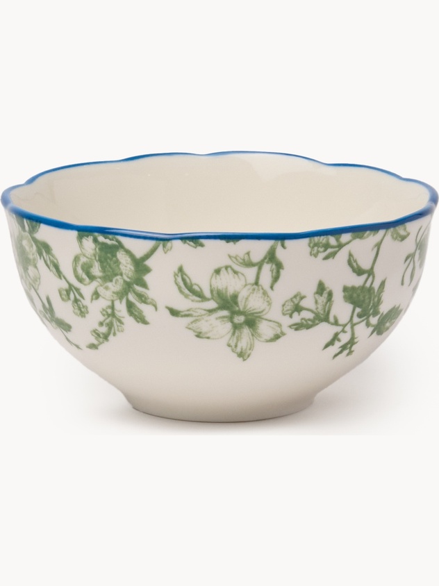 Coppetta in new bone china decoro floreale