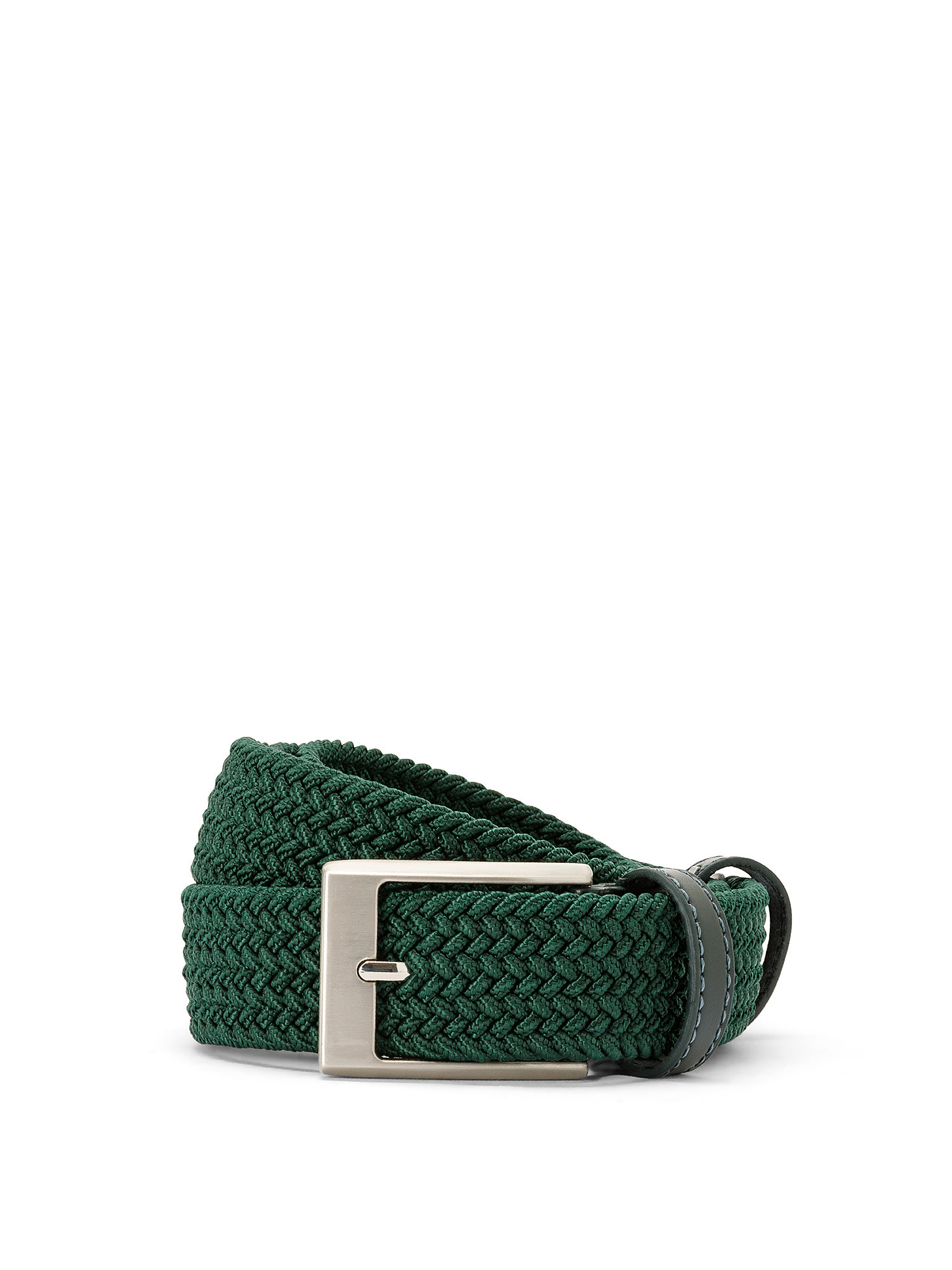 Cintura elastico tinta unita, Verde, large image number 0