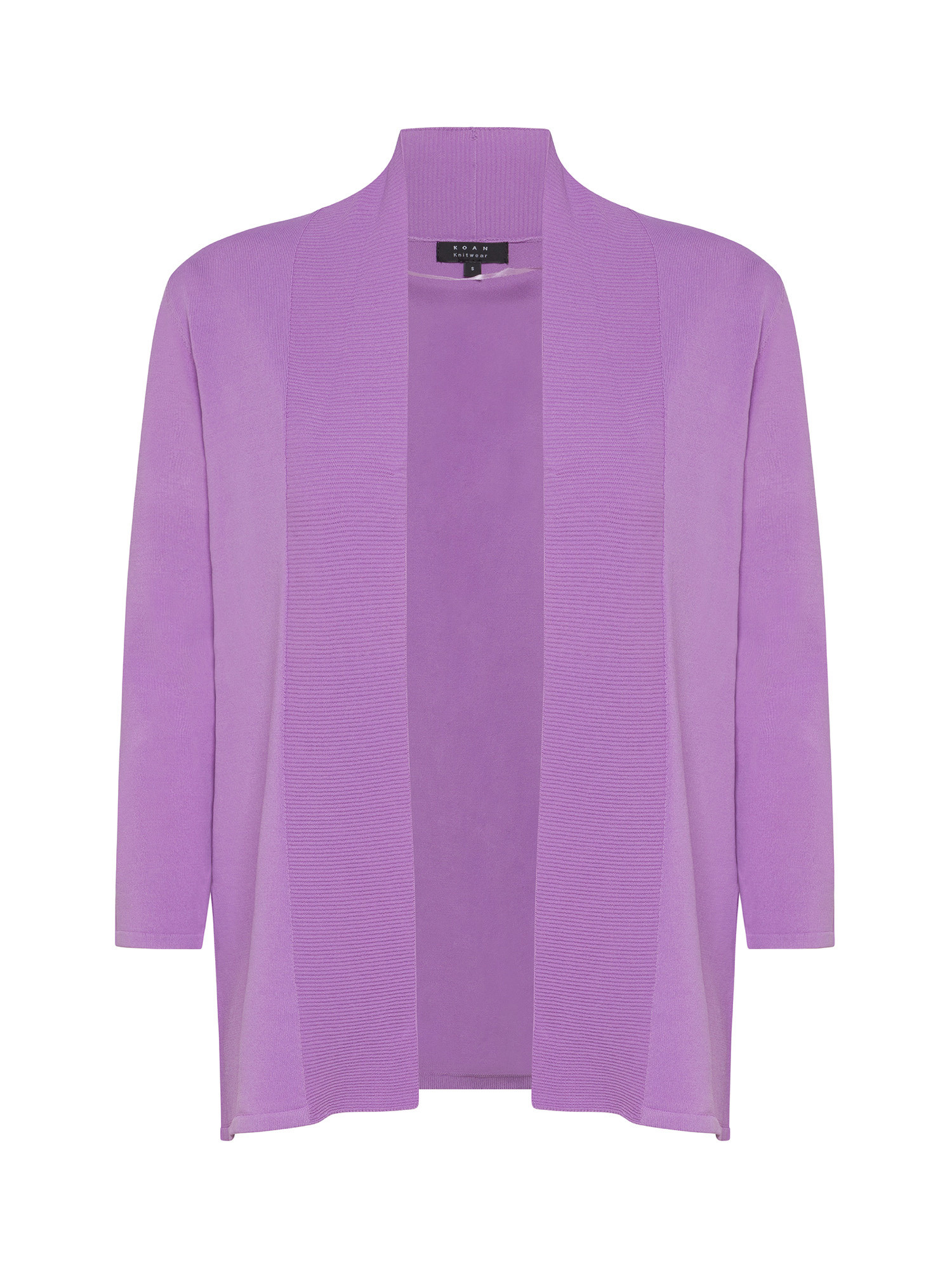 Koan - Cardigan with 3/4 sleeves, Purple Lilac, large image number 0