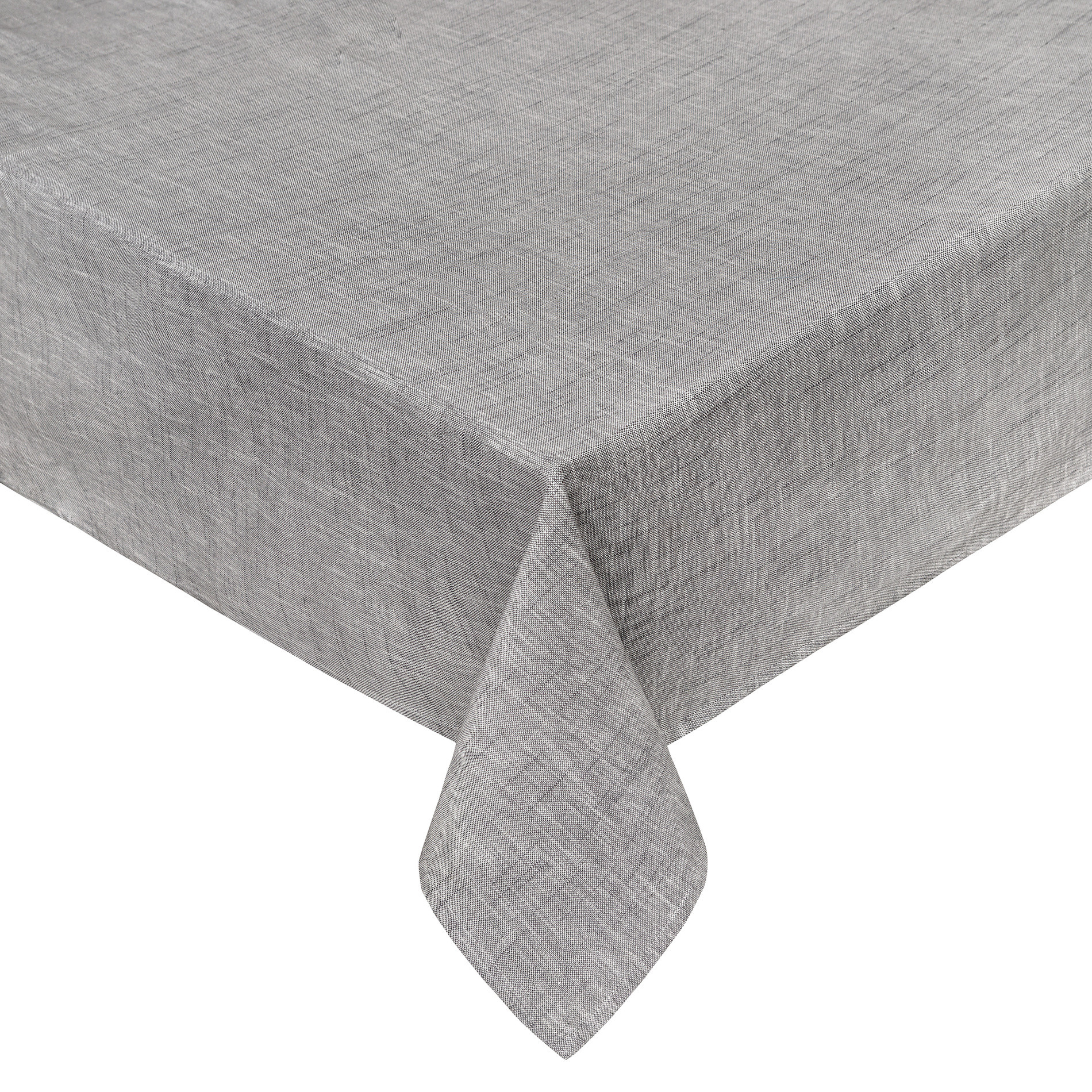 Iridescent mélange table cloth., Grey, large image number 0