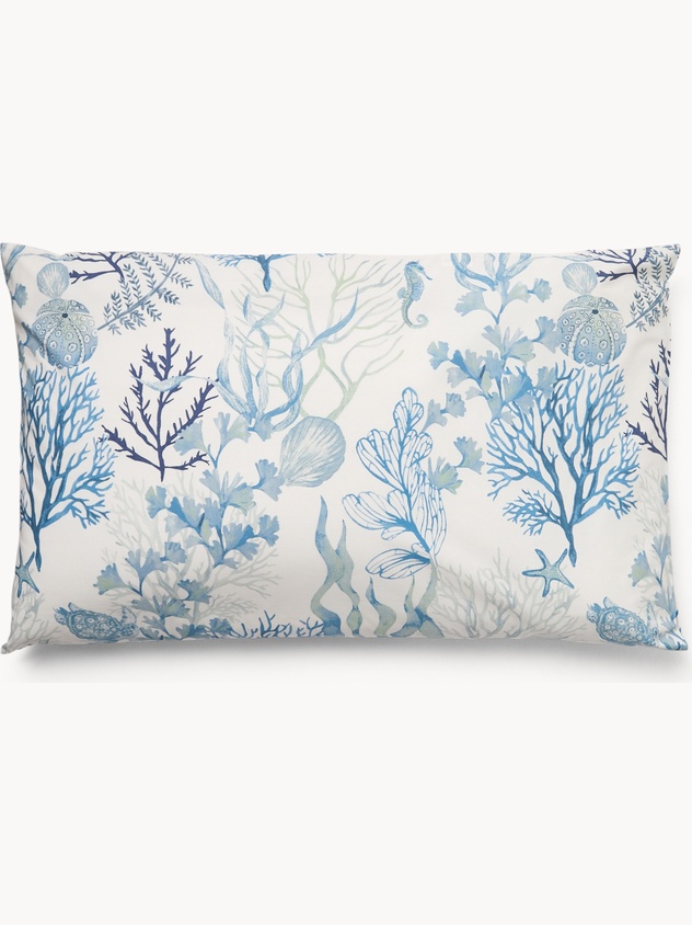 Federa in cotone percalle fantasia marina