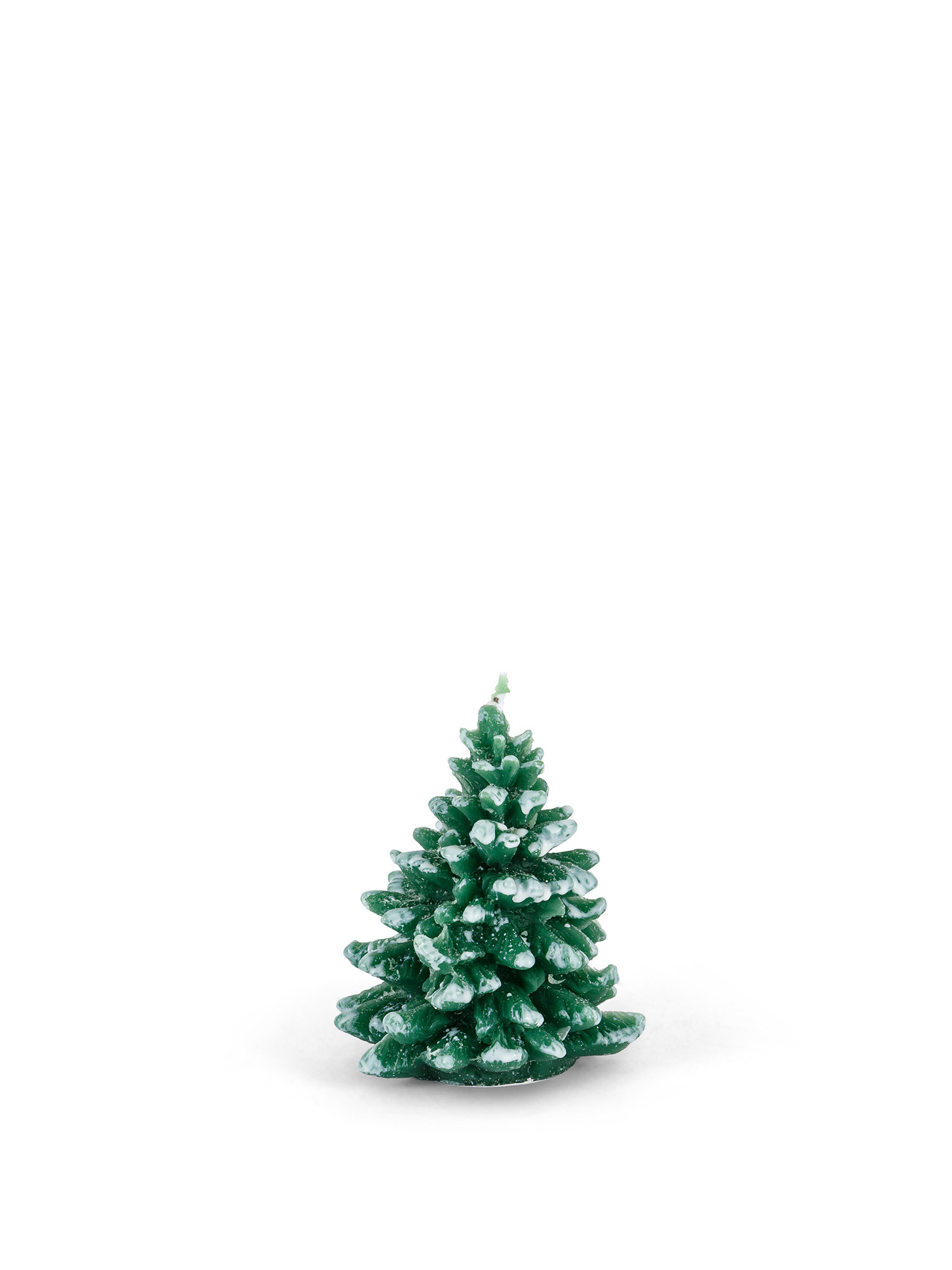 Christmas tree candle, Green, large image number 0