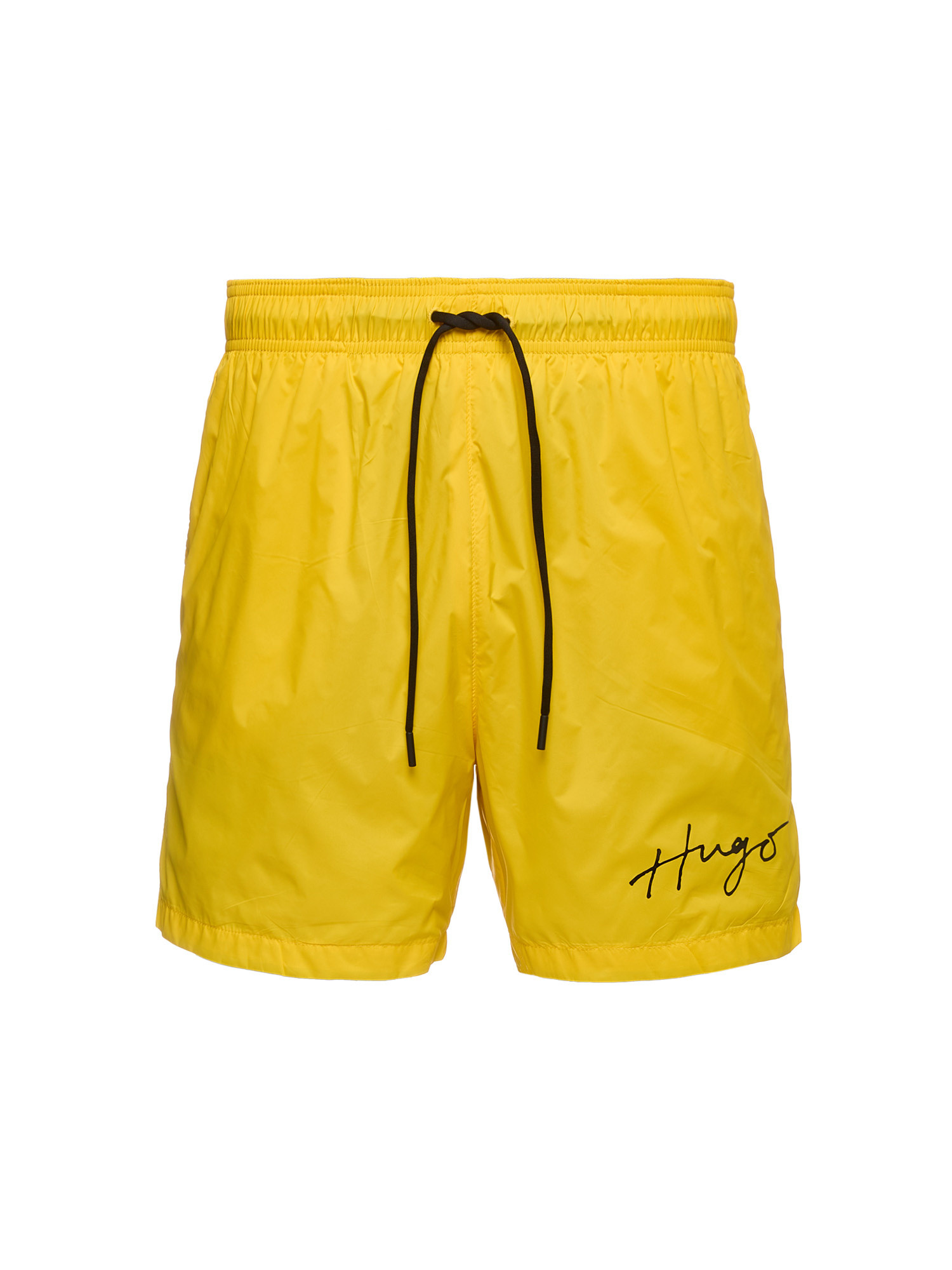 Hugo - Swim boxer with logo, Yellow, large image number 0