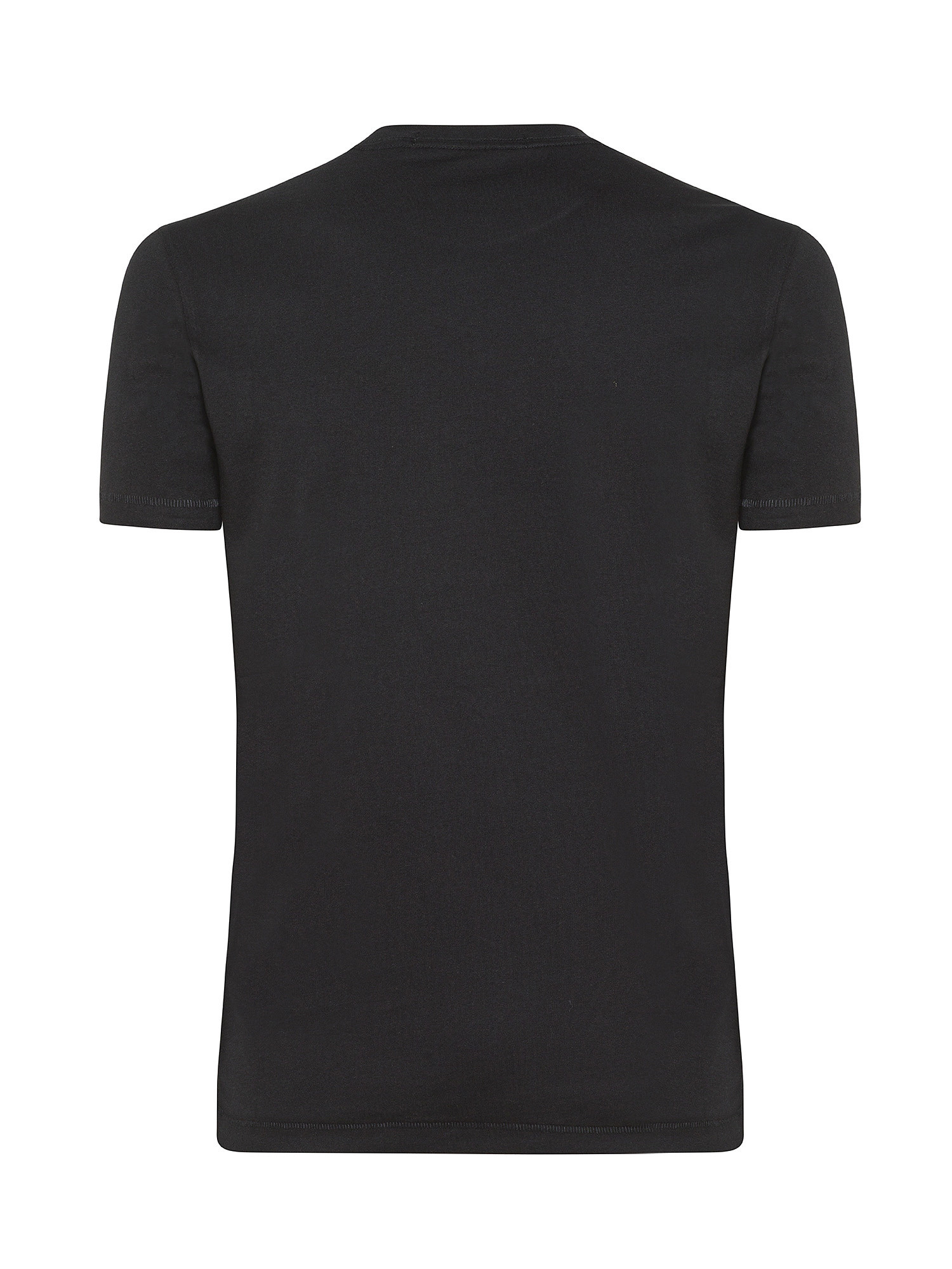 Calvin Klein Jeans -  Cotton T-shirt with logo, Black, large image number 1