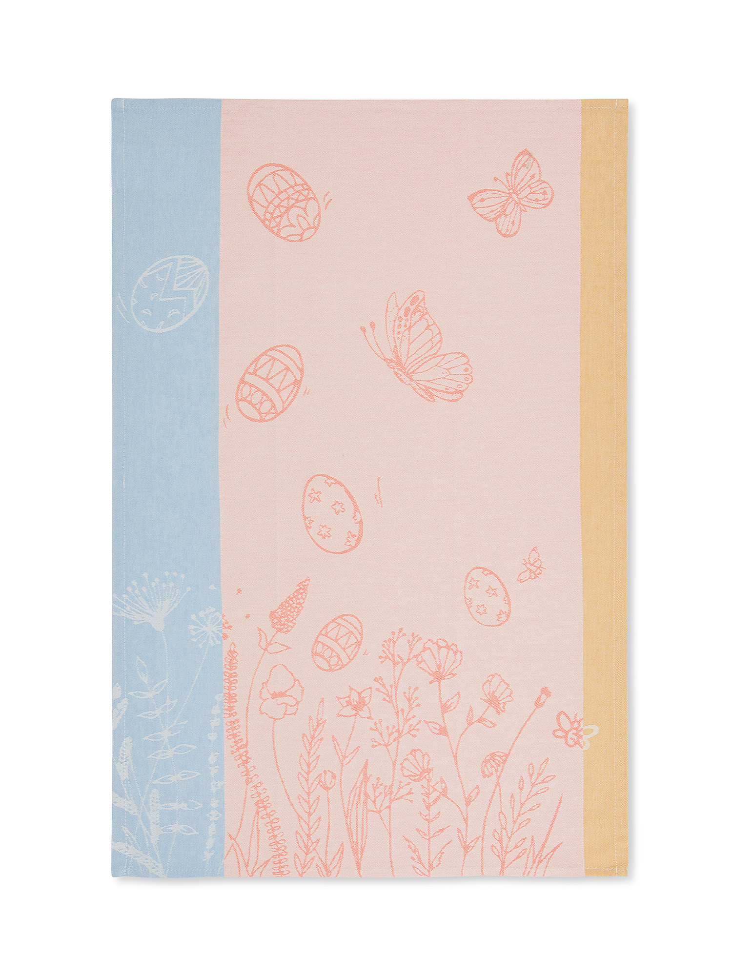 Set of 2 Easter motif jacquard cotton tea towels, Multicolor, large image number 2
