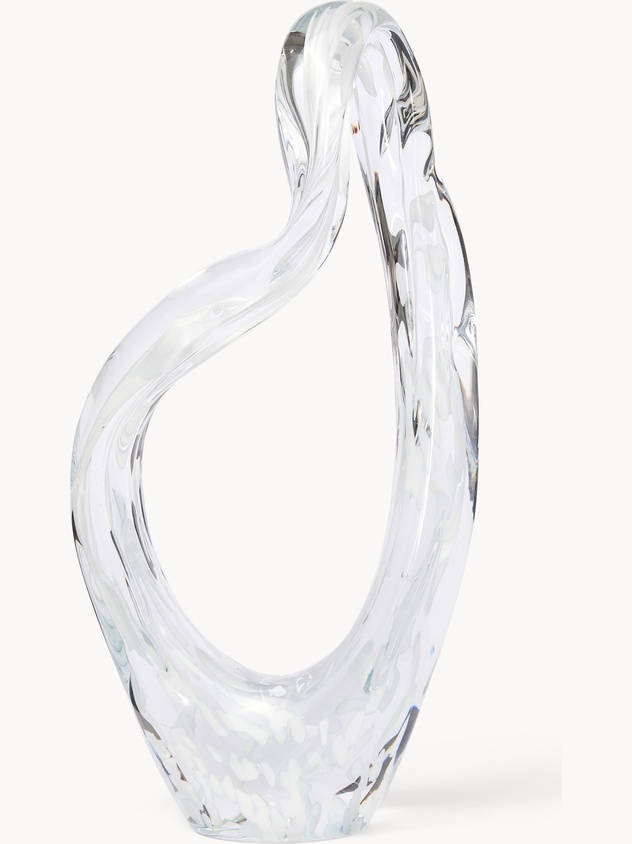 Handmade colored glass ornament