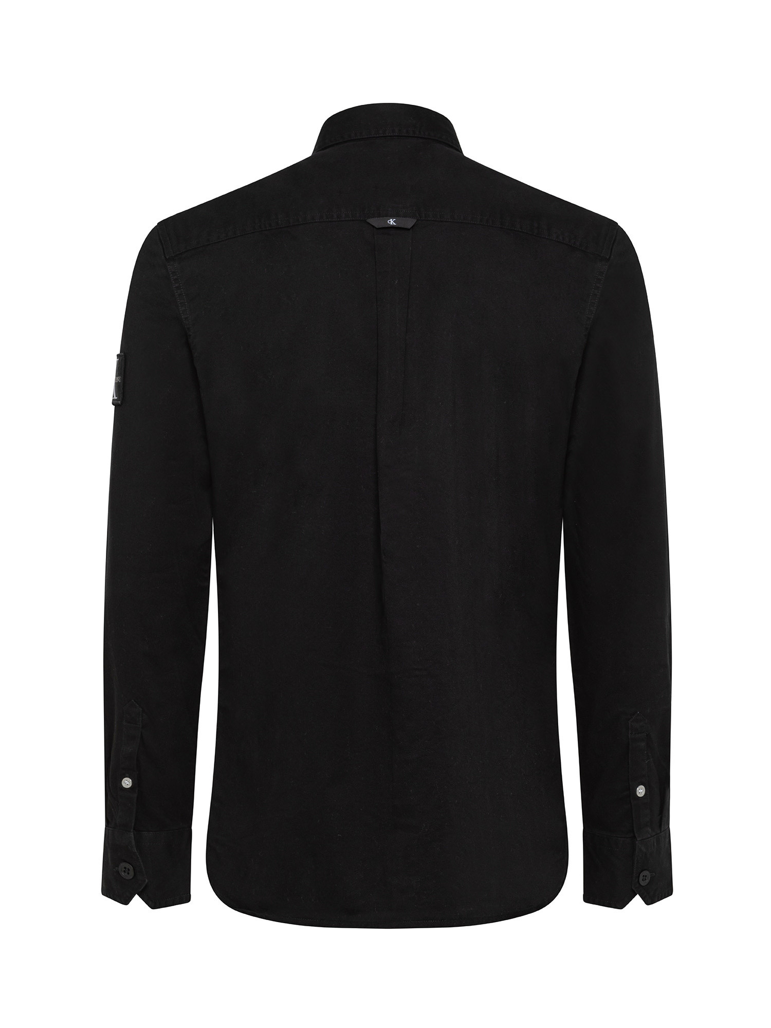 Cotton twill shirt, Black, large image number 1