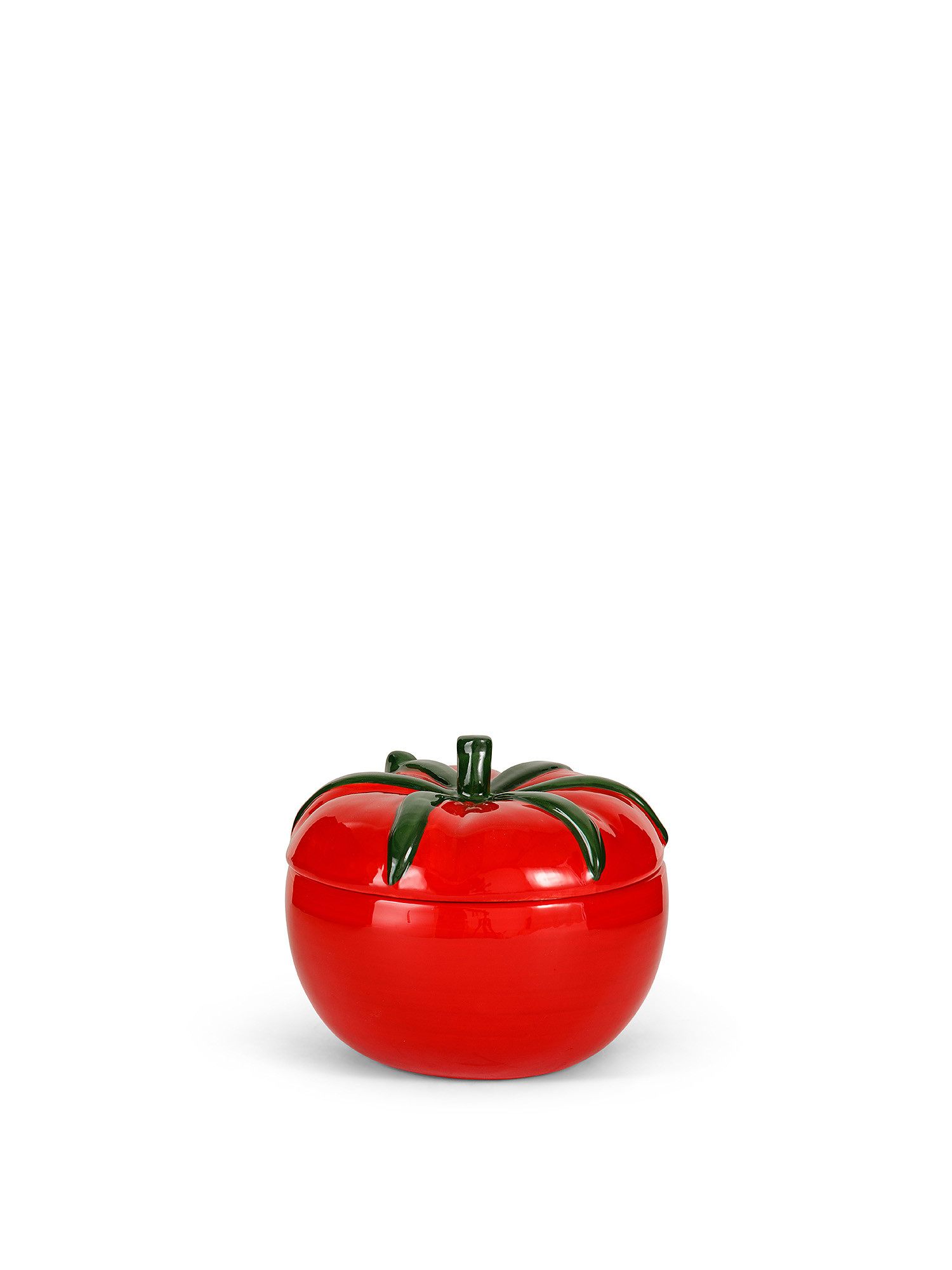 Tomato ceramic jar, Red, large image number 0