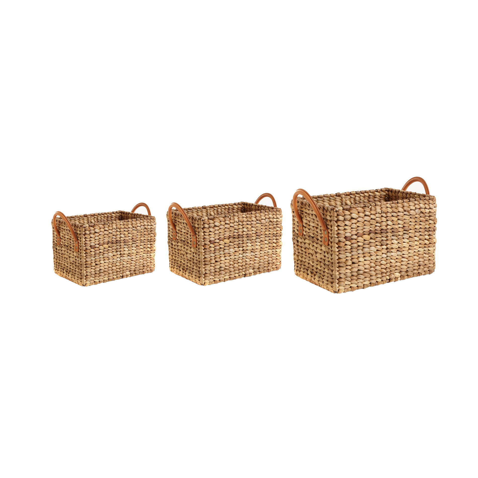 Rattan basket, Natural, large image number 1