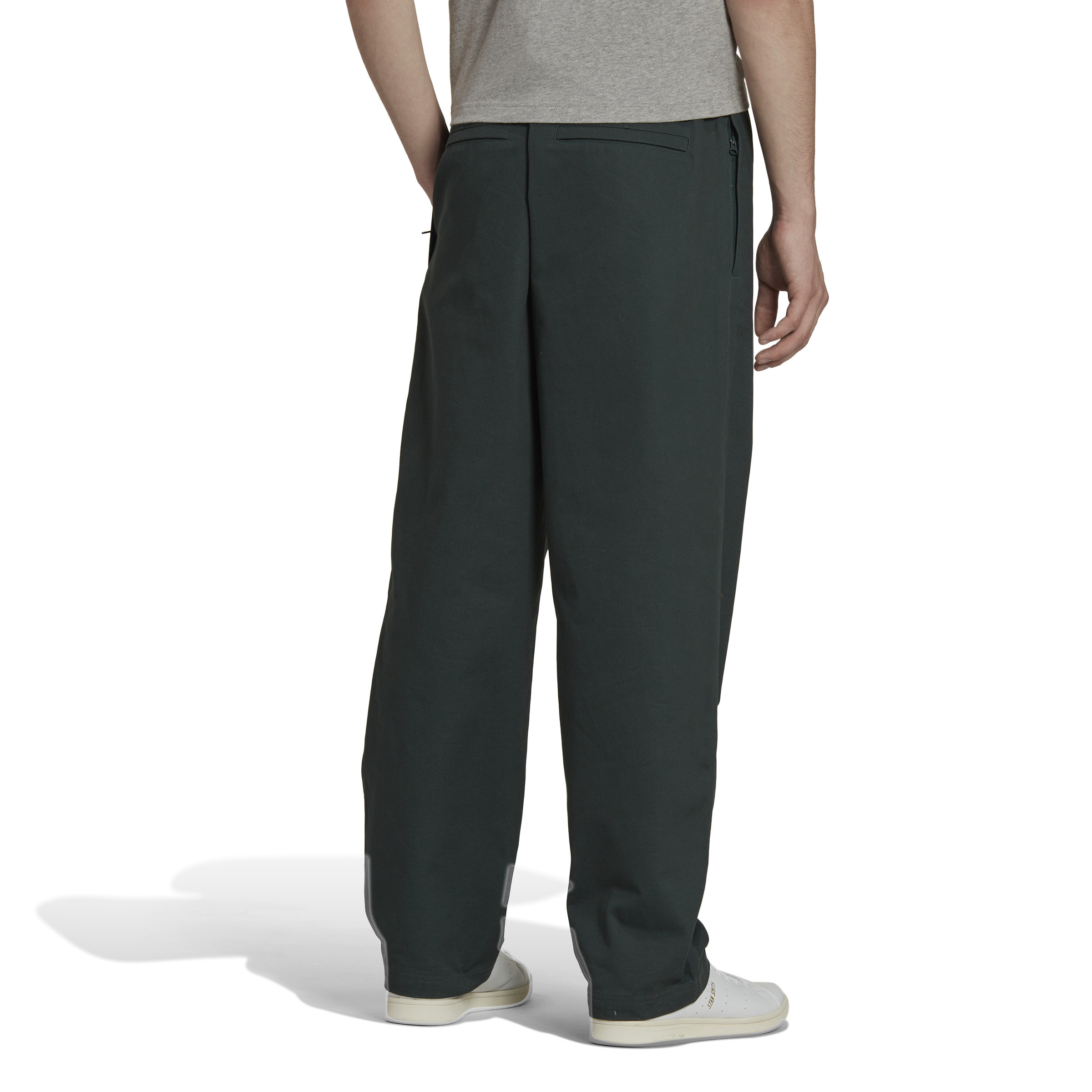 Adidas - Chino adicolor trousers, Dark Green, large image number 3