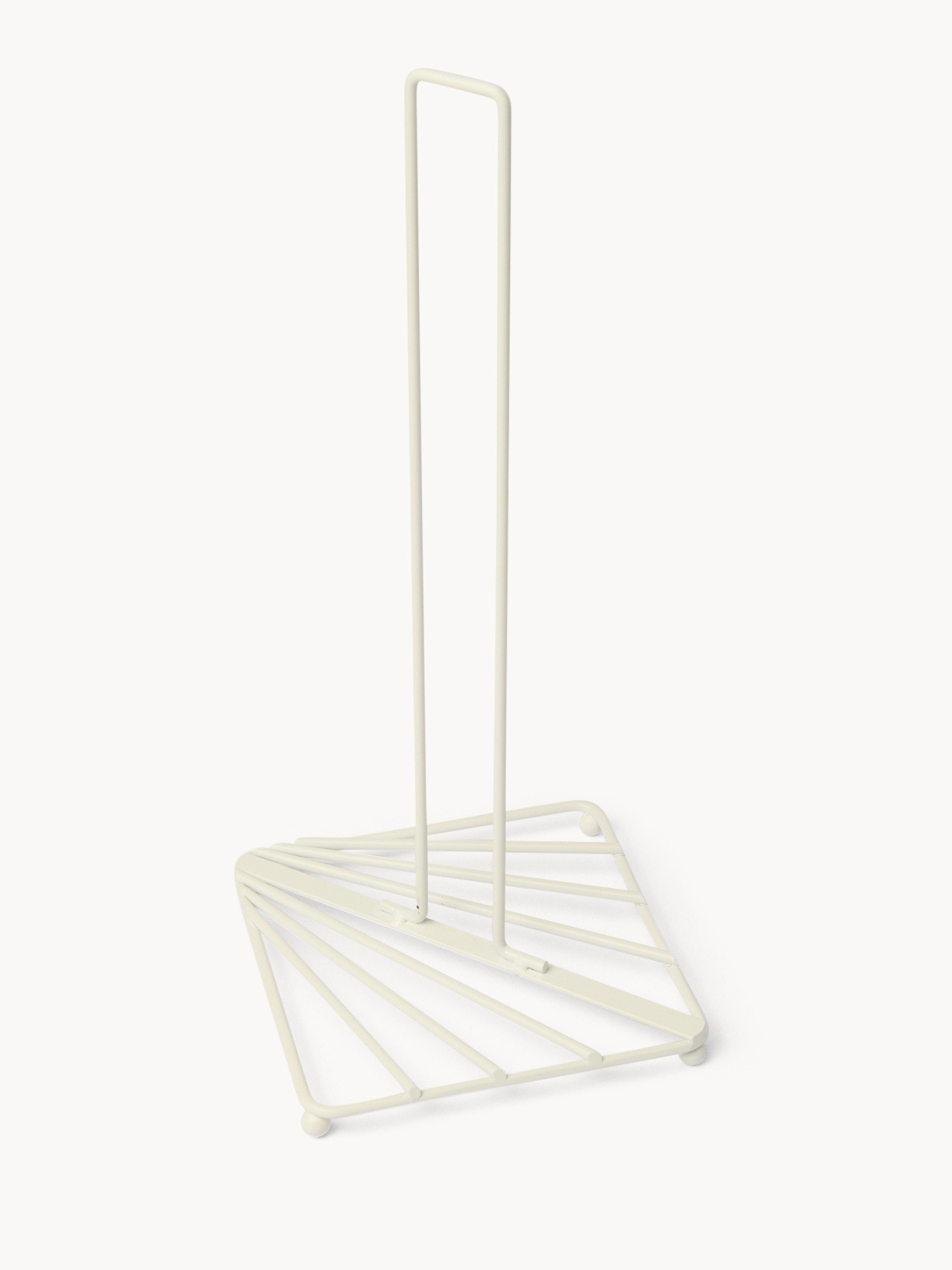 Porta rotolo in ferro smaltato - Prezzo di lancio, Bianco, large image number 1