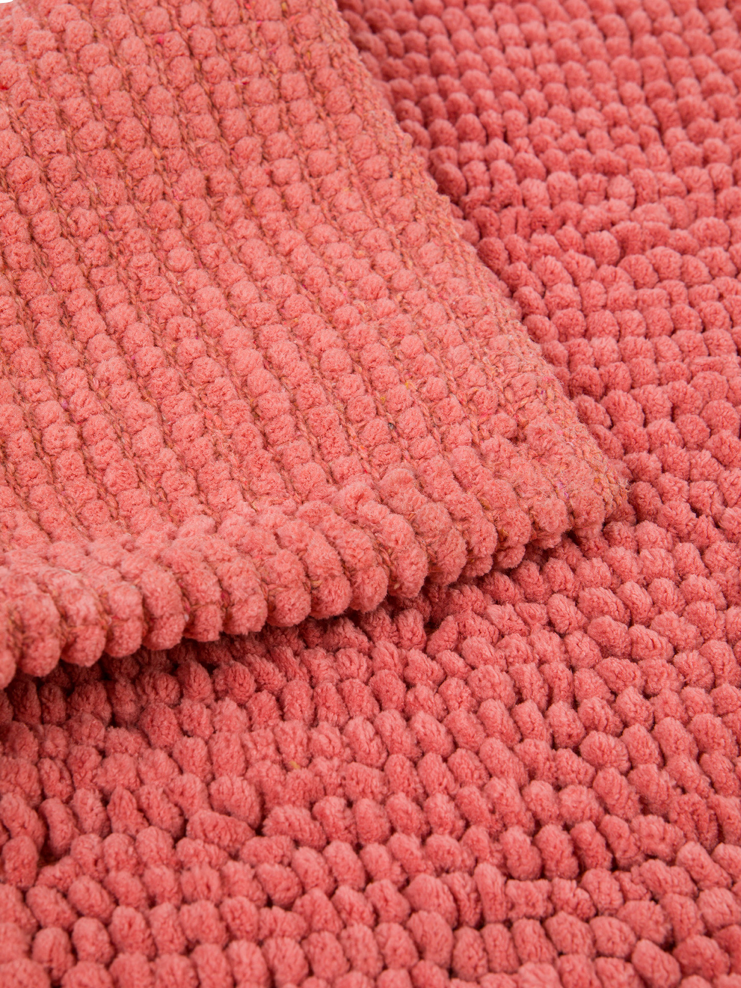 Shaggy bath rug, Pink, large image number 1