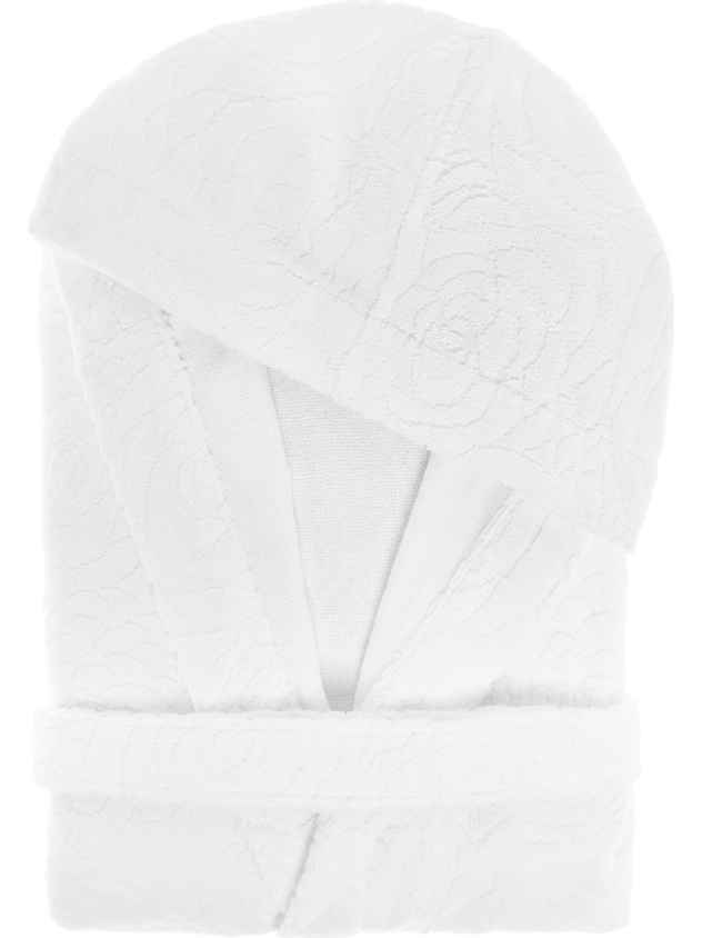 Accappatoio spugna puro cotone rose inglesi Portofino