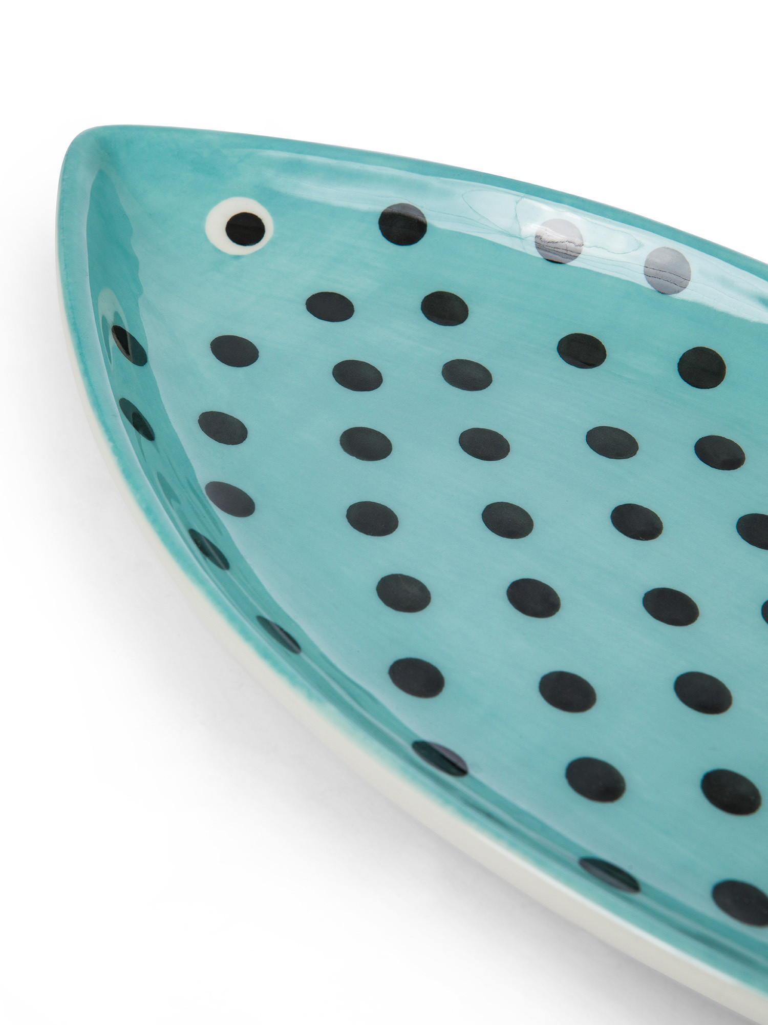 Piattino a forma di pesce, Azzurro, large image number 1