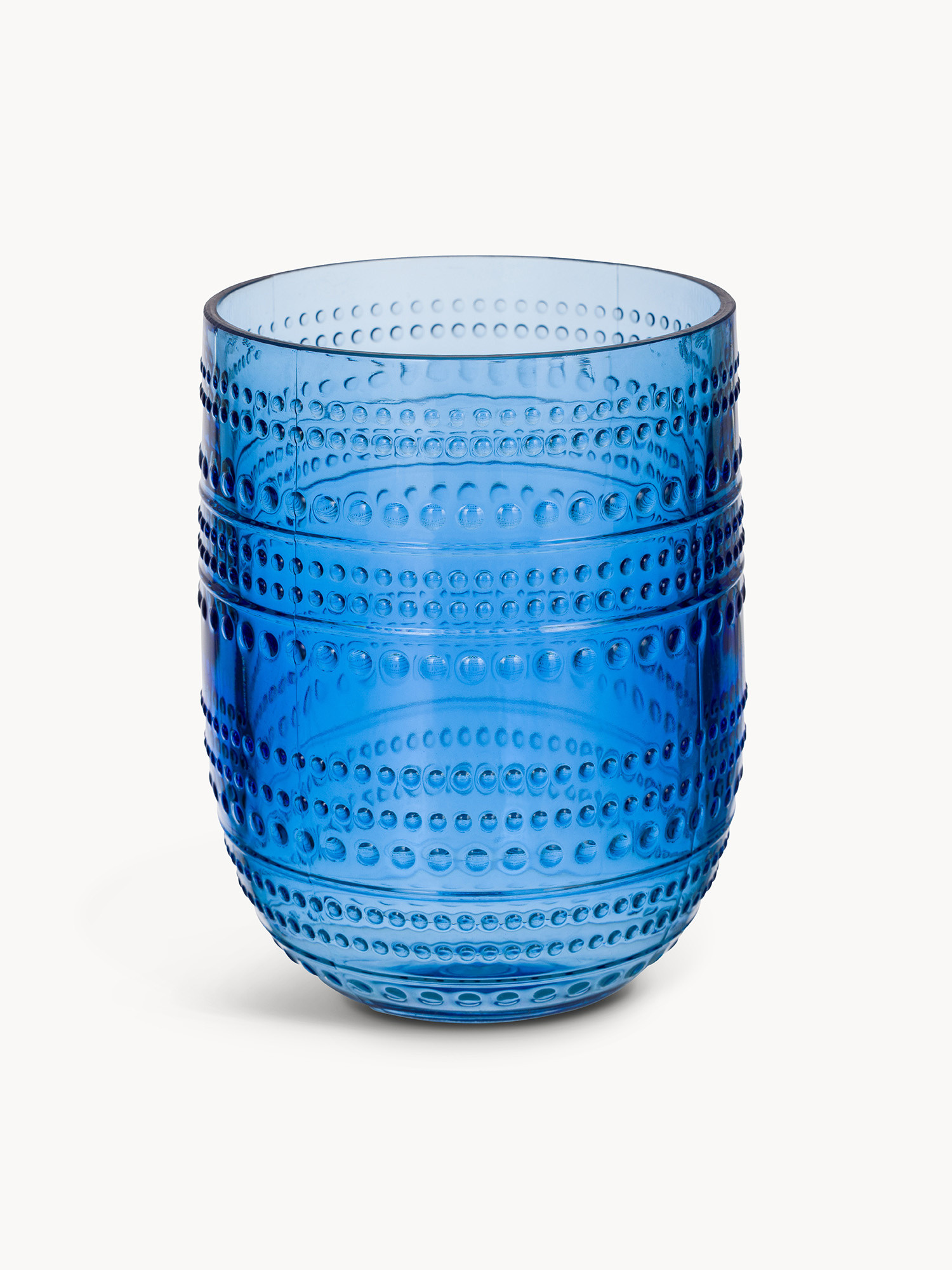 Bicchiere acqua in plastica, Blu, large image number 1