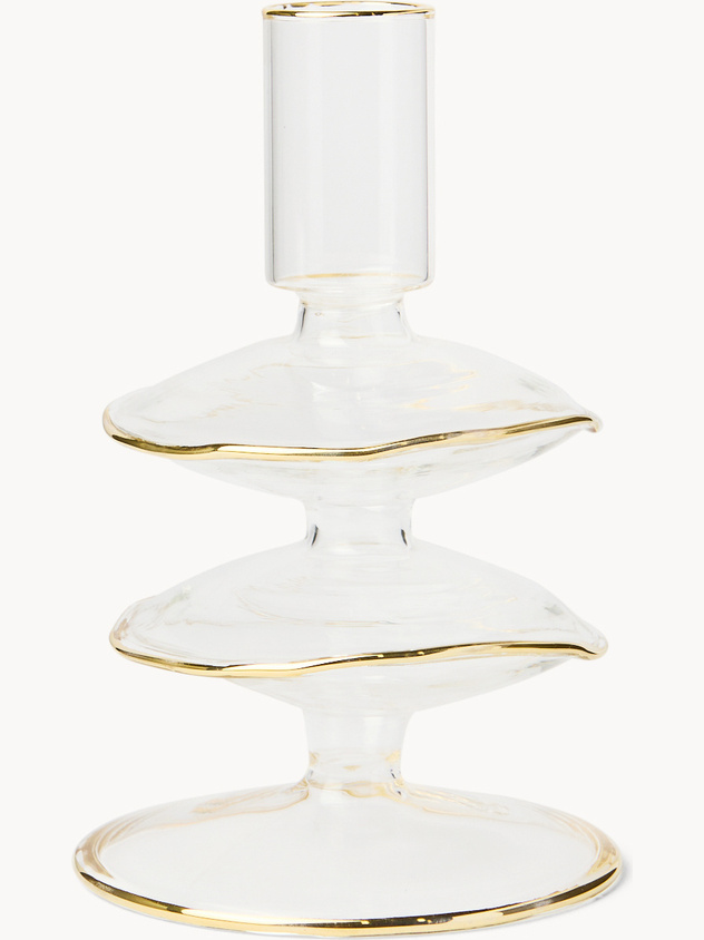 Candeliere in vetro borosilicato