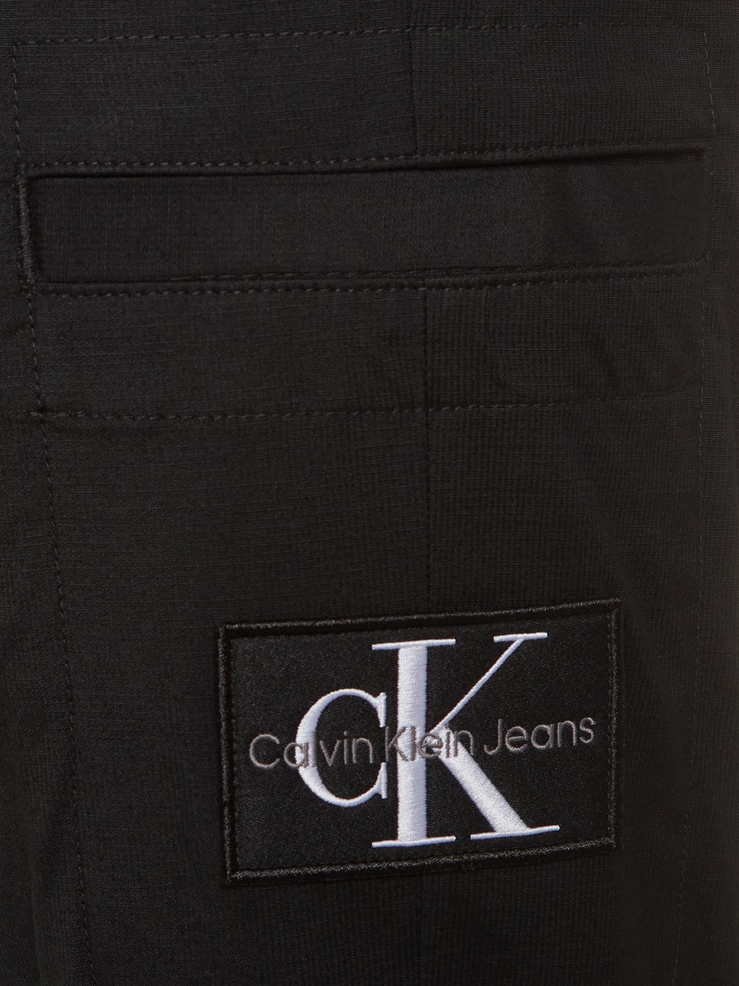 Calvin Klein Jeans -Pantaloni chino con logo, Nero, large image number 2