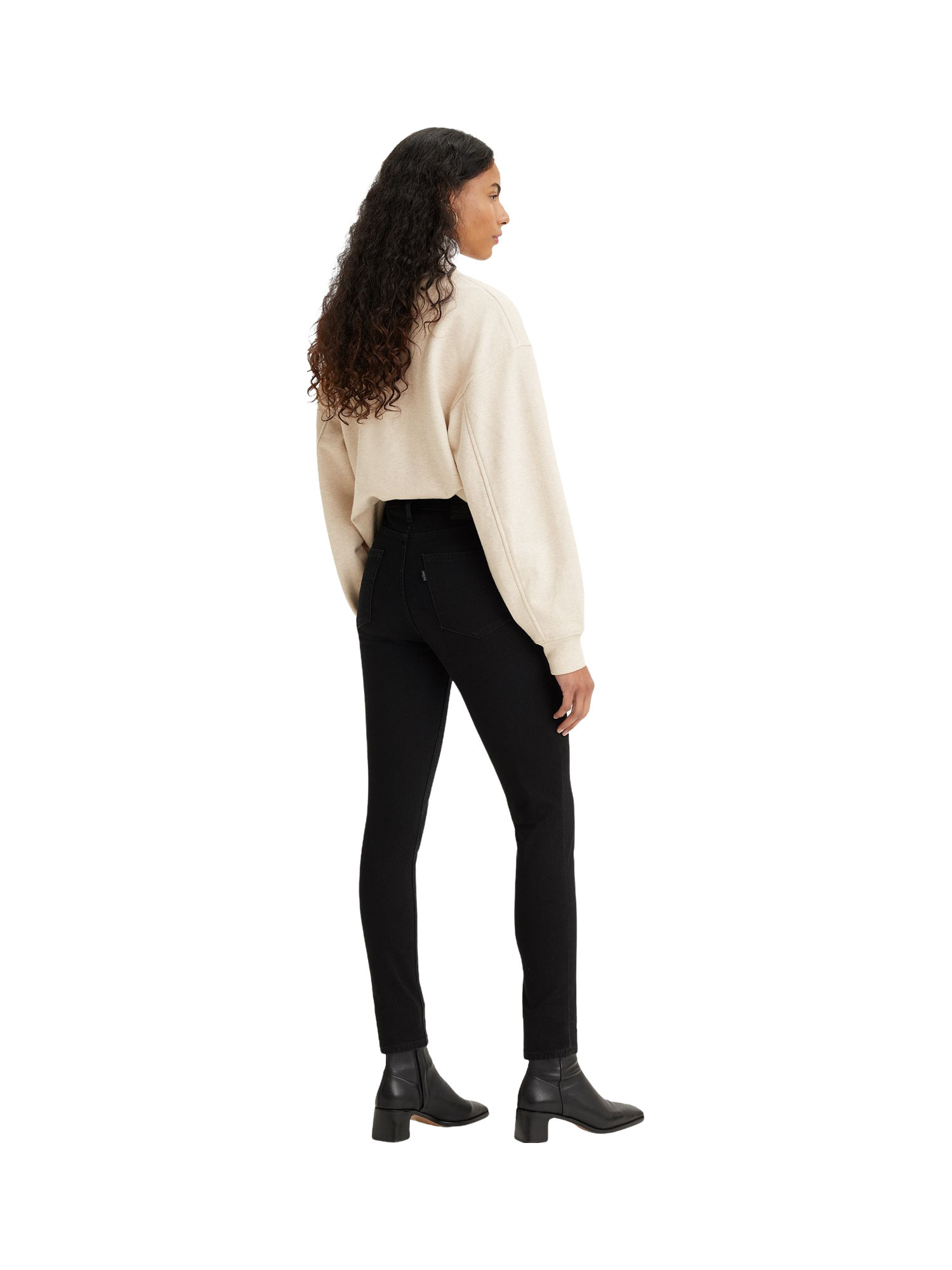 Levi's - 721™ skinny high rise jeans, Black, large image number 7