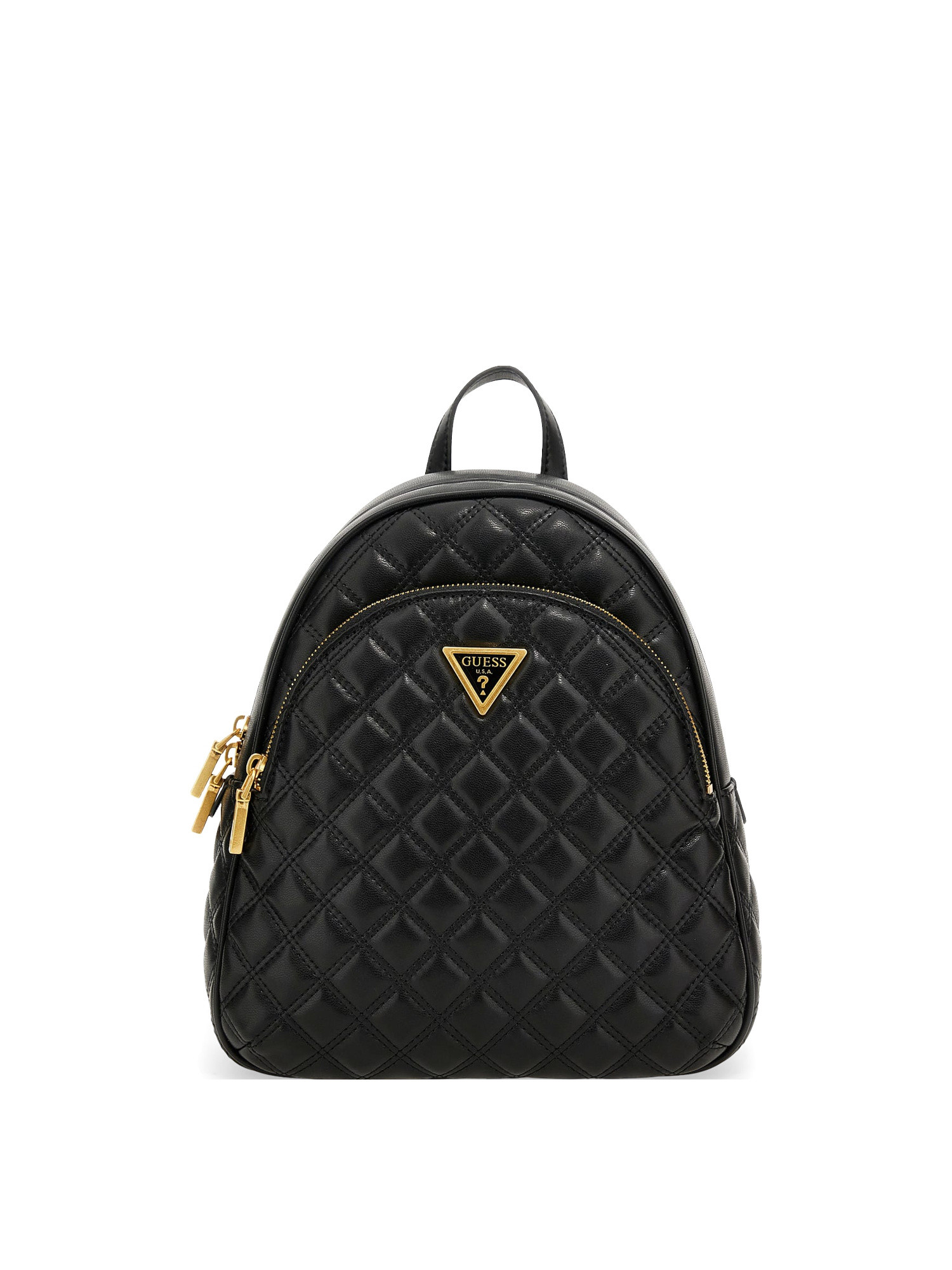 Guess - Giully quilted backpack, Black, large image number 0