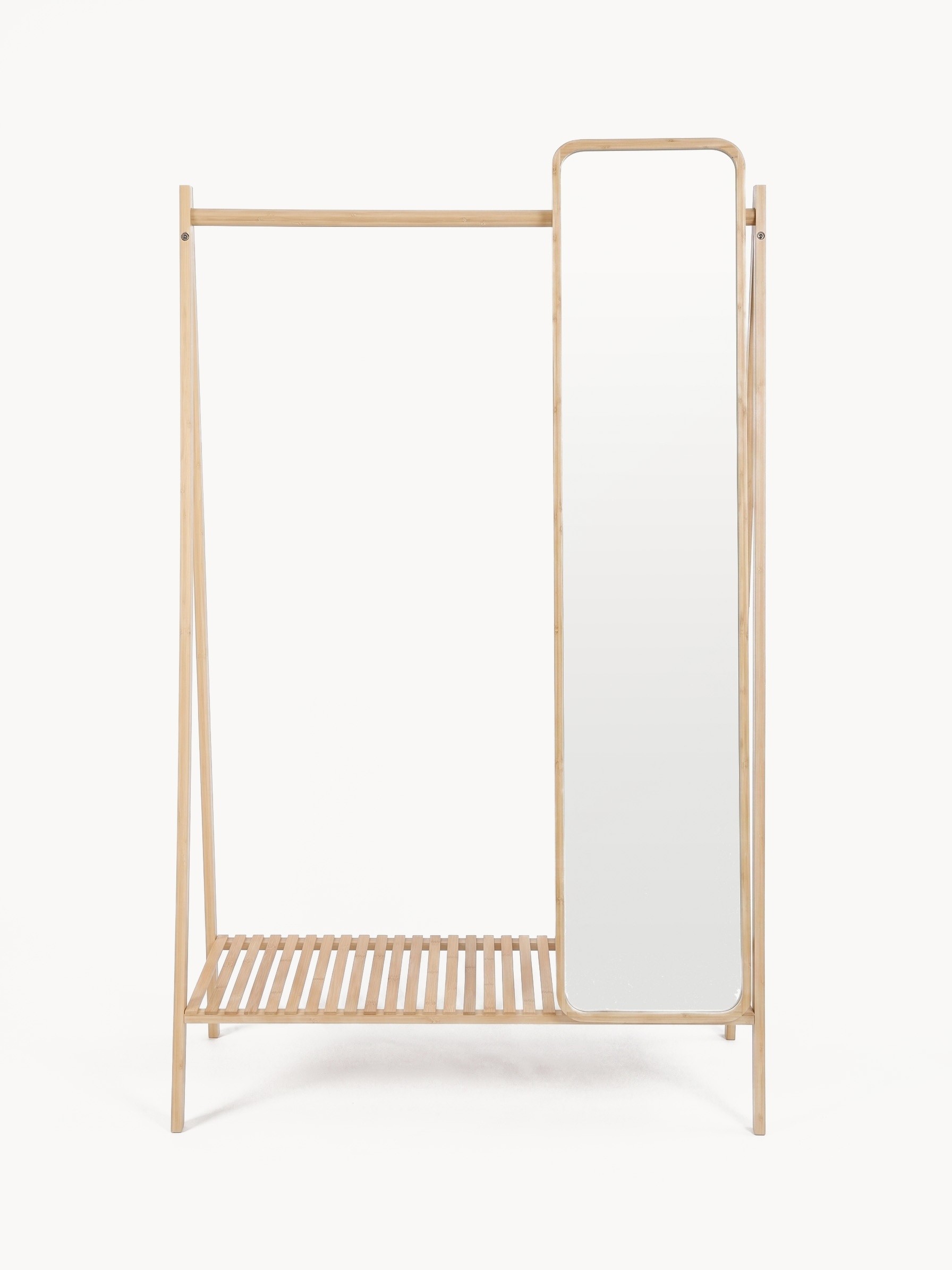 Mirror with Natural Bamboo Frame, Natural, large image number 2