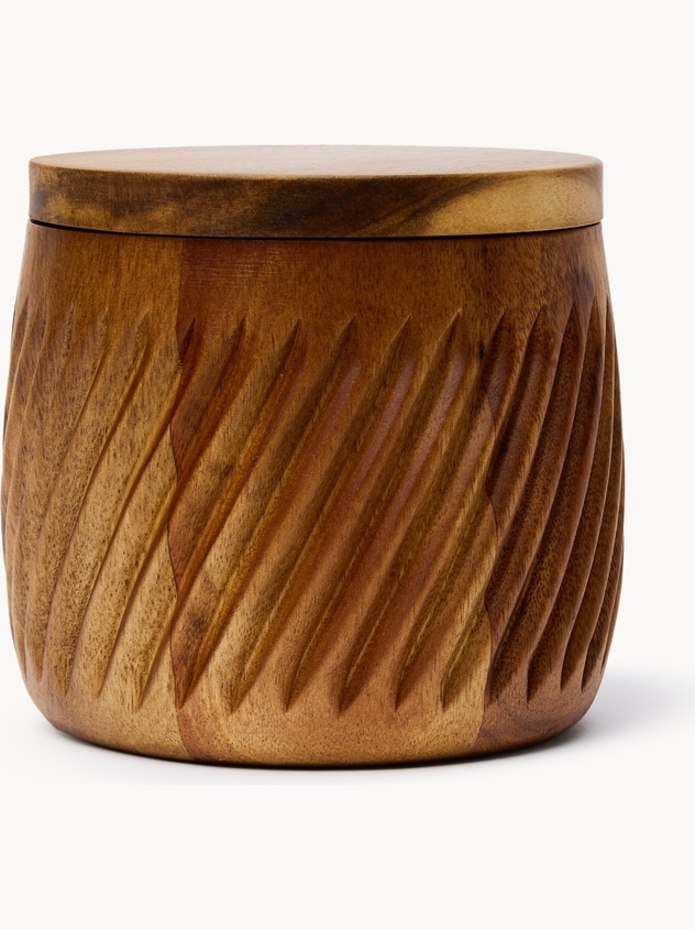 Barattolo in legno di acacia