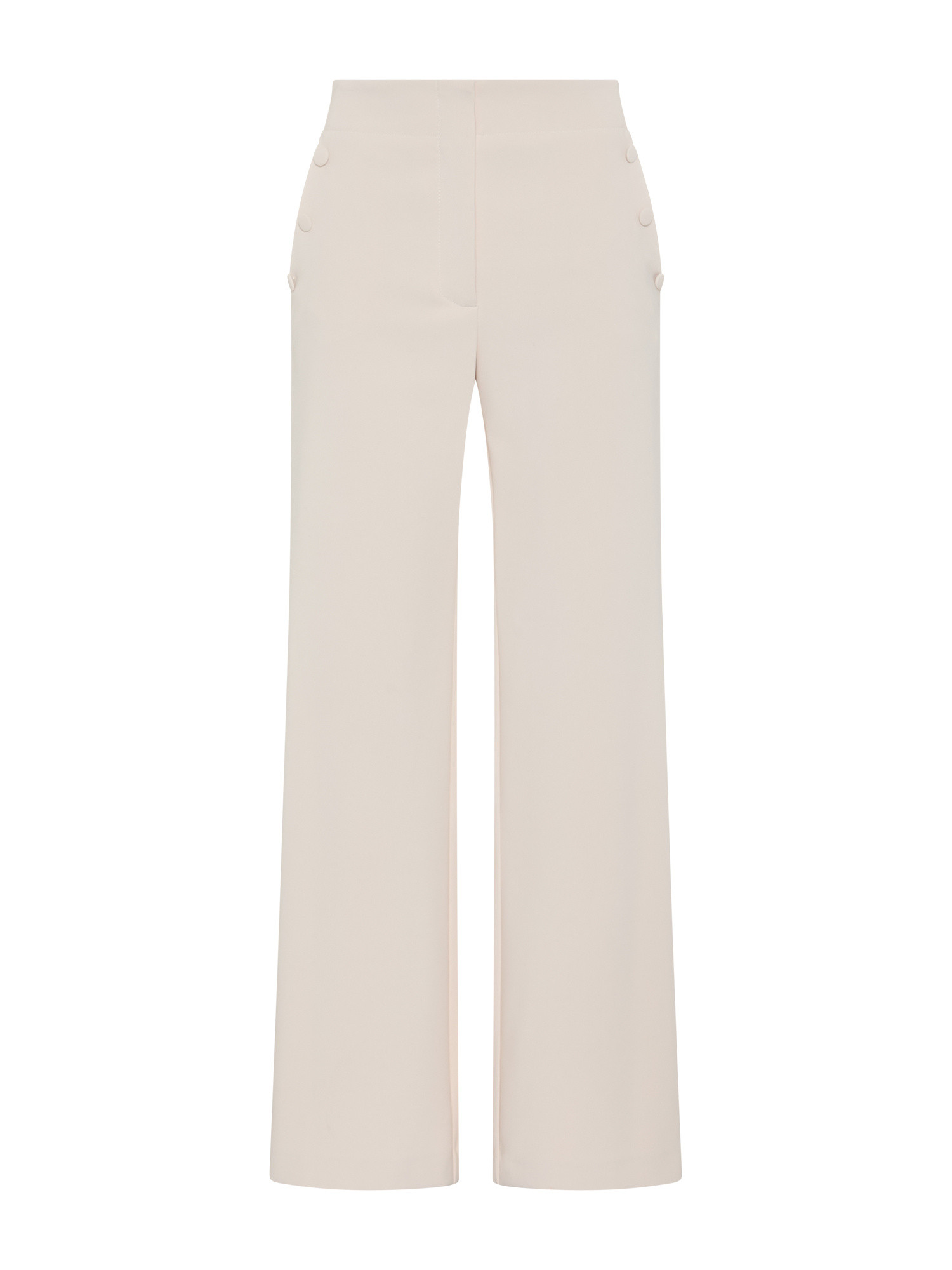 Koan - Wide leg trousers, Cream, large image number 0
